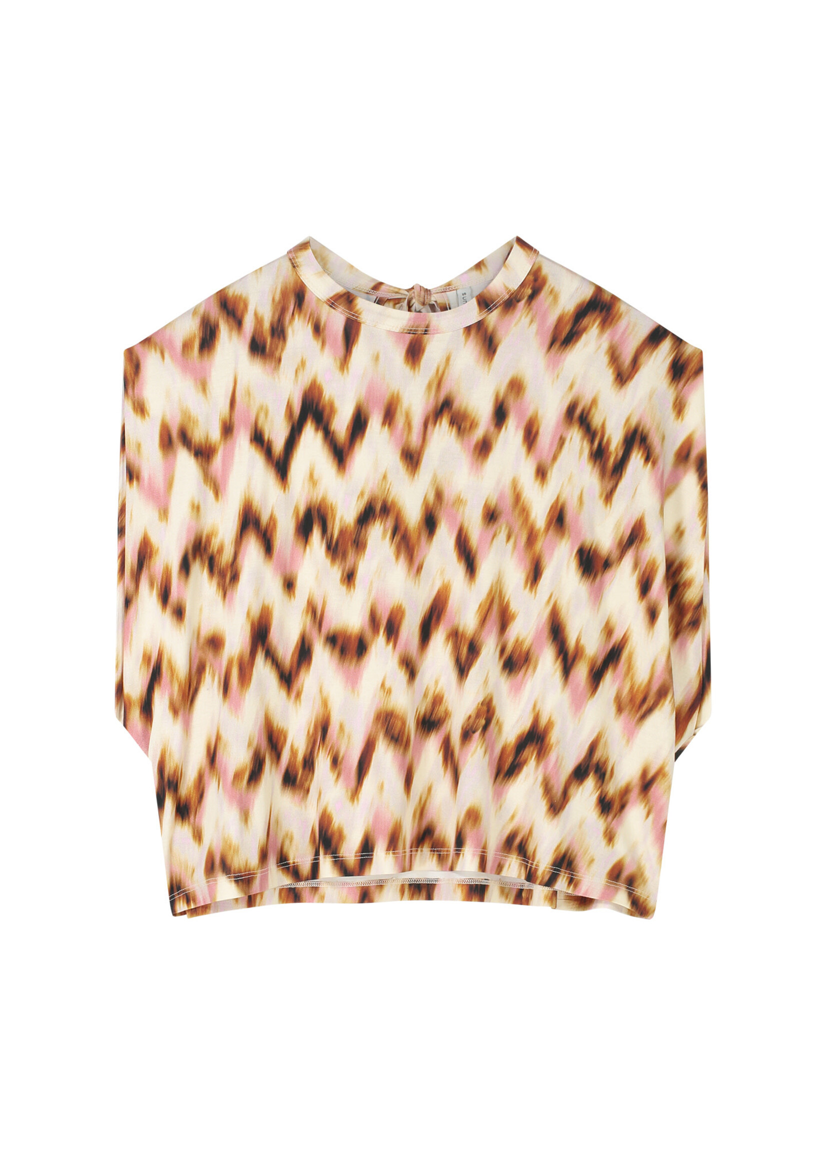 Summum Summum, Top Blurred Zig Zag Print, Multicolour, Size