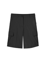 Summum Summum, Cargo shorts cotton stretch, Black