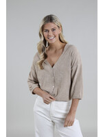 Nukus Nukus, Siri Cardigan Terry Sand, Size: