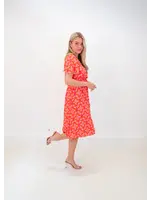 Summerdress, Red Orange, Size: