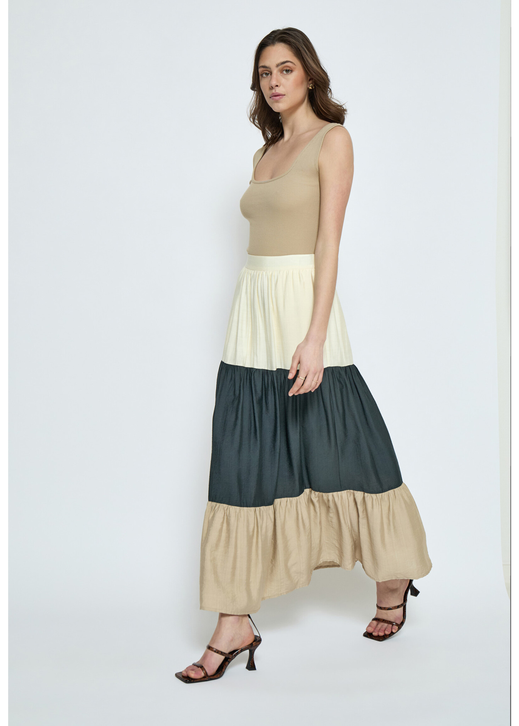 Minus Minus, MSSeria Maxi Skirt, Light Birch, Size: