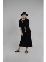 Nukus Nukus, Skart Skirt Black, Size: