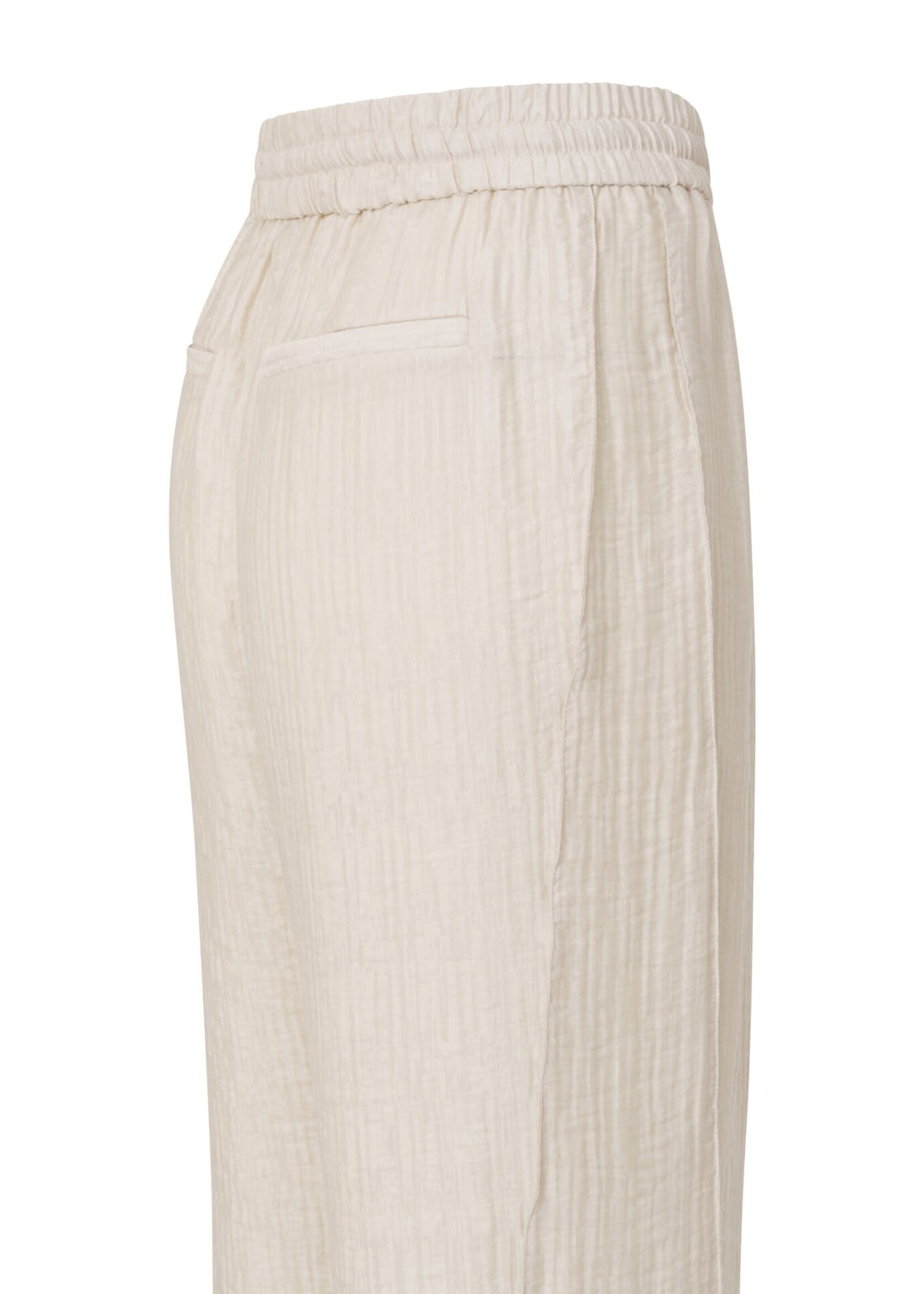 Yaya Yaya, Woven wide leg trousers, drawstring, airy fit, Moonstruck Grey, Size: