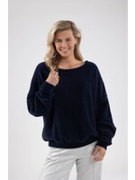 Nukus Nukus, Matilde Pullover Soft, Navy, Size: