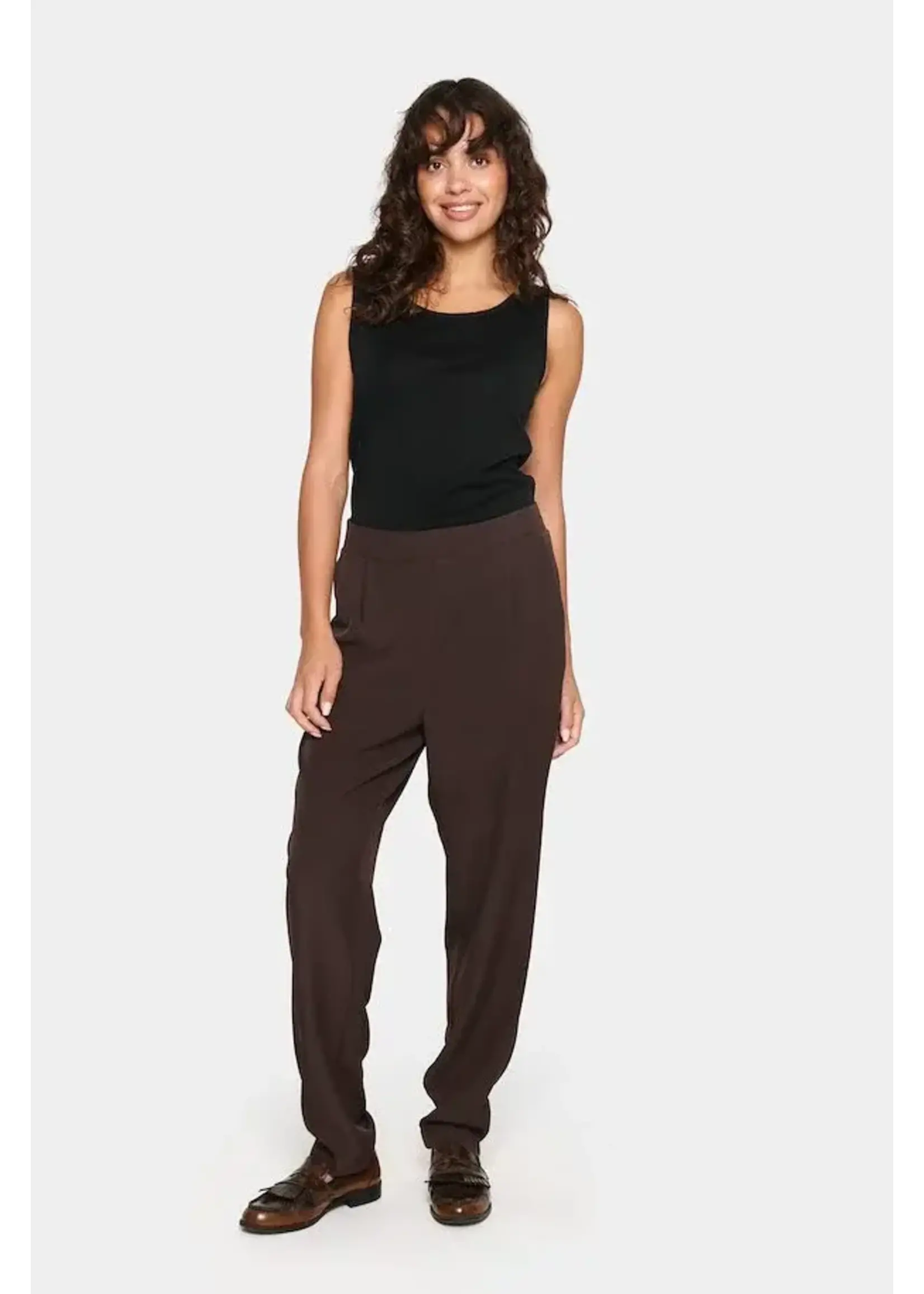 Saint Tropez Saint Tropez, CelestSZ Pants, Dark Oak, Size: