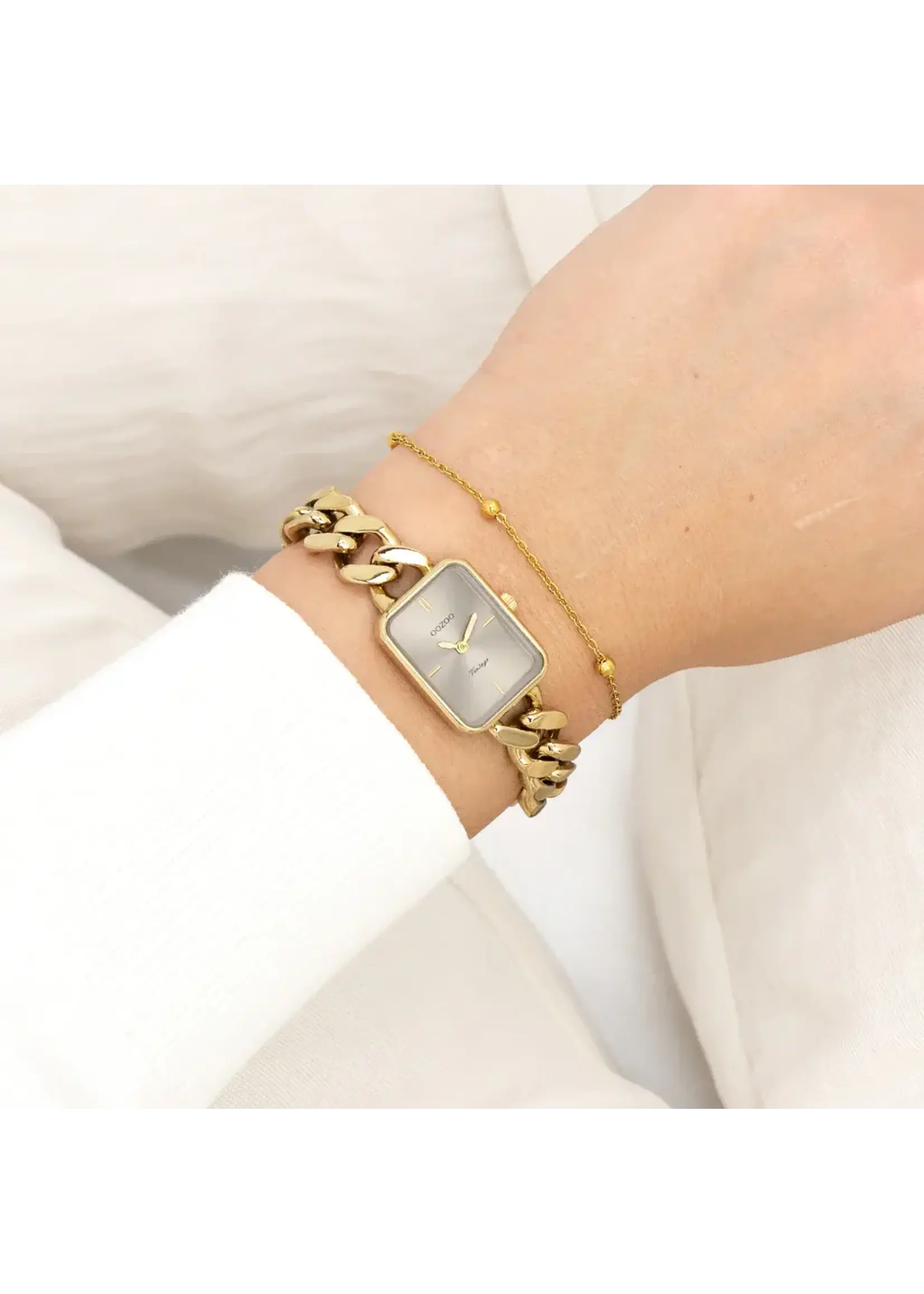 Oozoo - horloges OOZOO, Horloge, Goud, Schakelarmband,