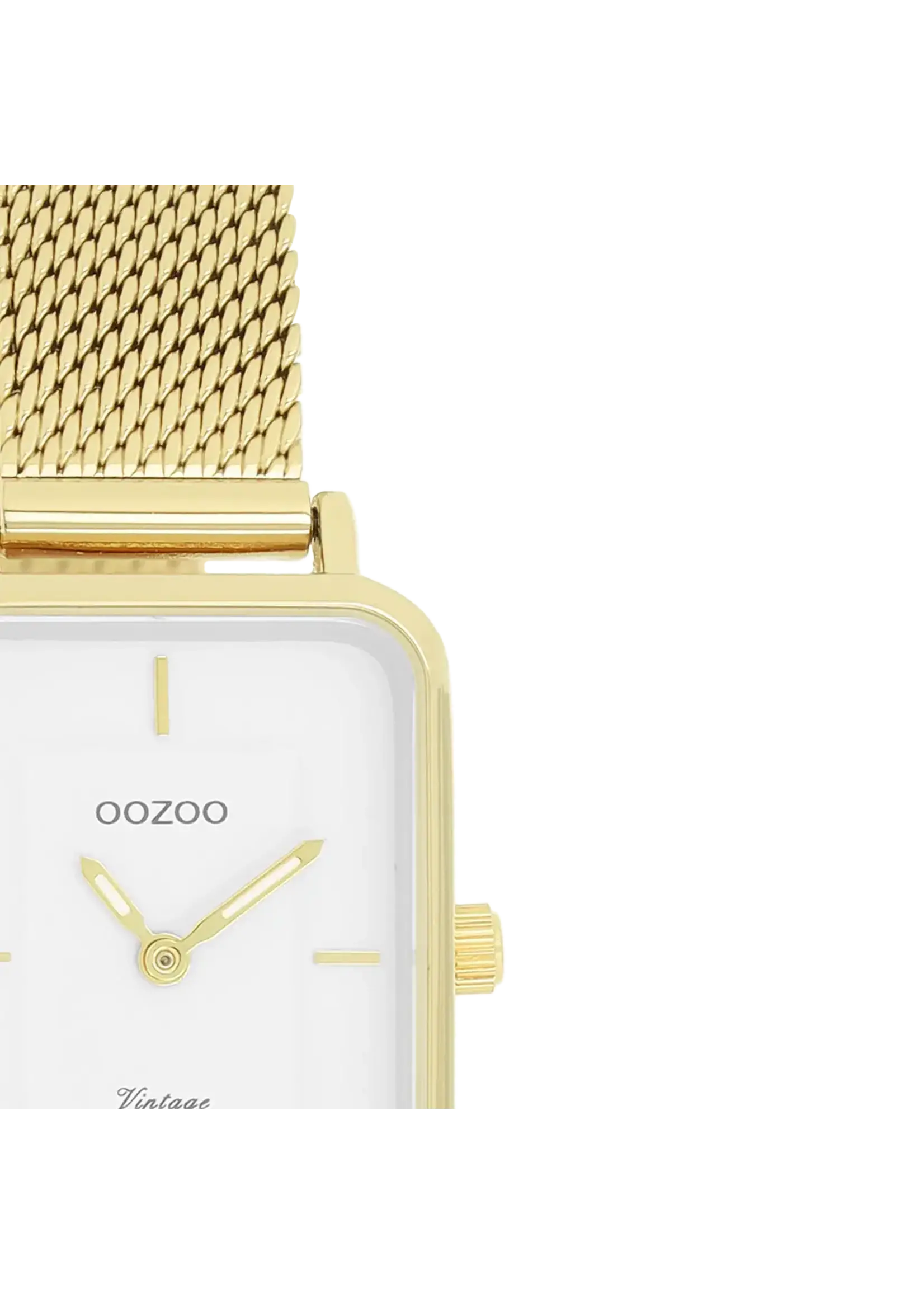 Oozoo - horloges OOZOO, Horloge, Goud, Mesh armband,