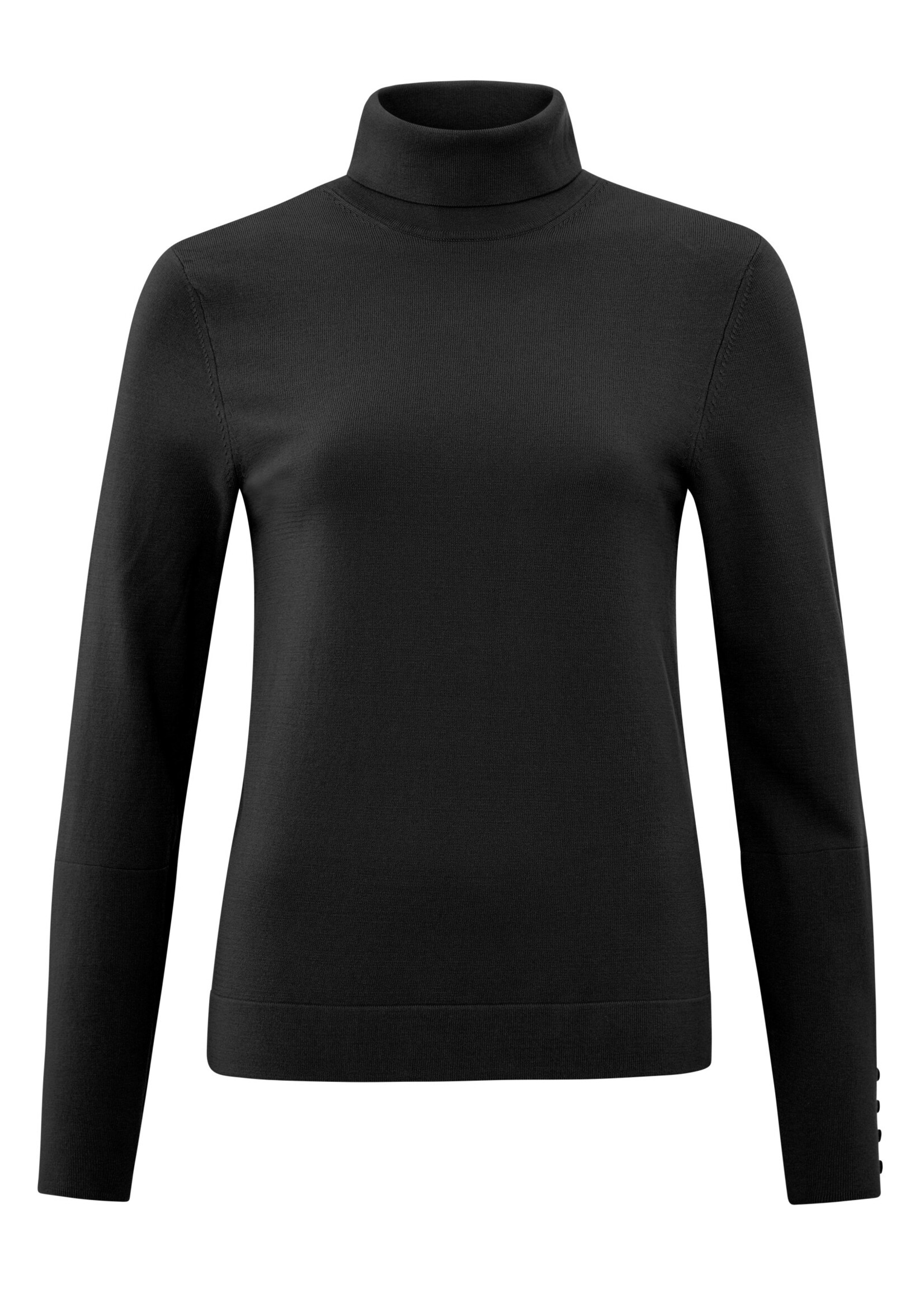 Yaya Yaya, Turtleneck sweater, Black, Size: