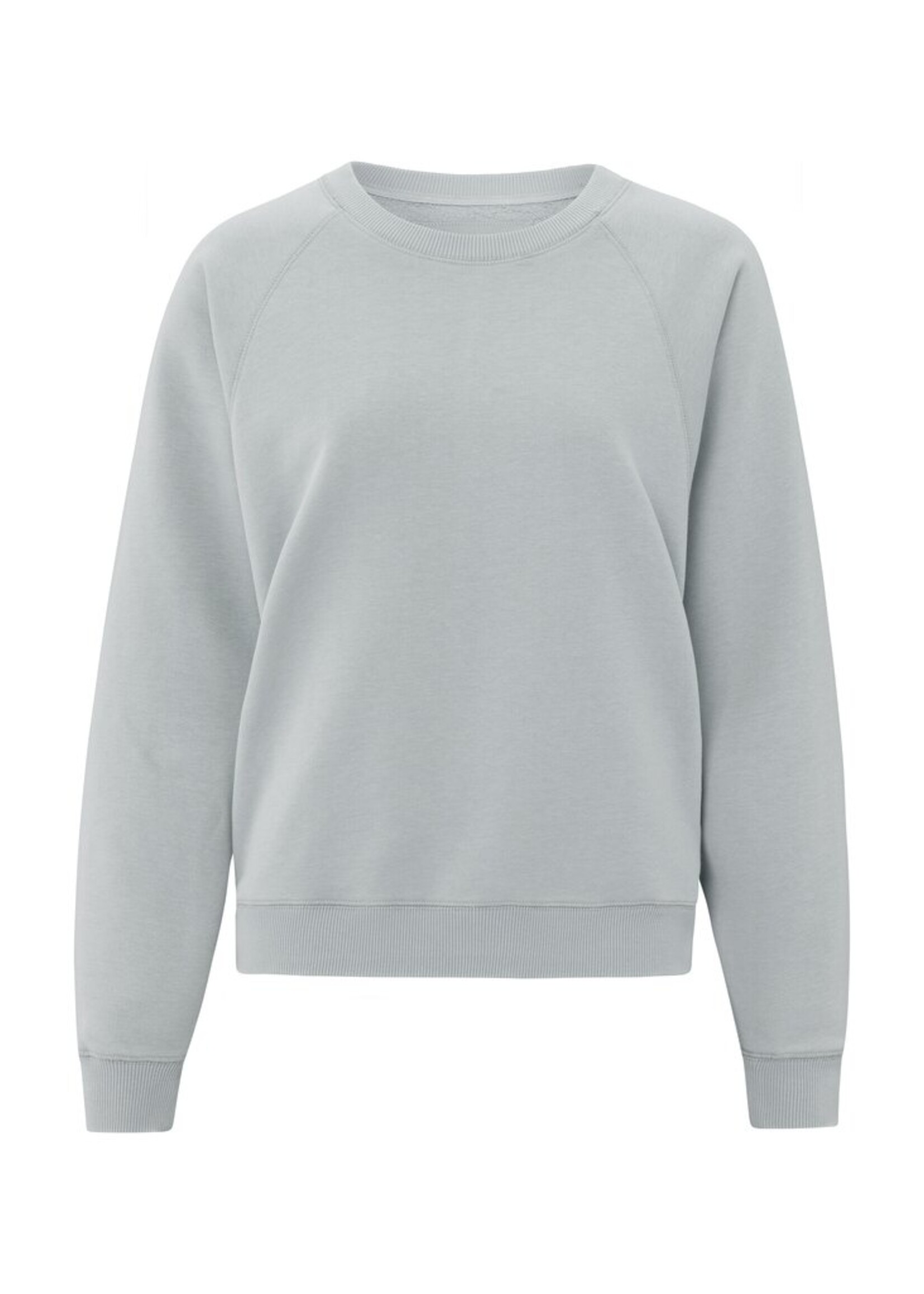 Yaya Yaya, Sweater with round neck and Raglan sleeves, Feather grey, Size:
