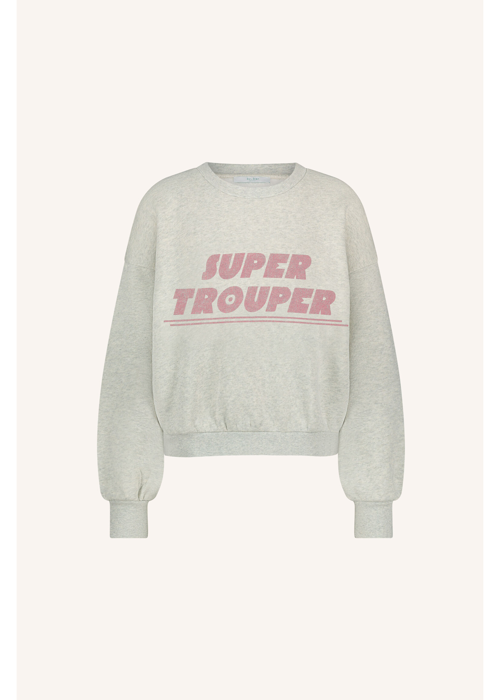 By-Bar By-Bar, Bibi Trouper Sweater,light grey melee, Size: