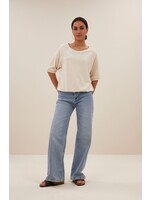 By-Bar By-Bar, Neva slub top, Almond, Size: