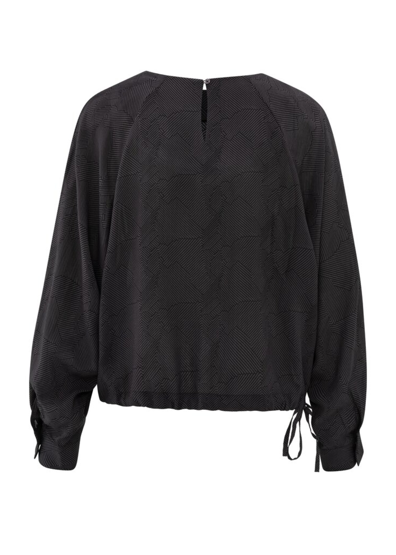 Yaya Yaya, Printed raglan top with drawcord, Pahntom dessin, Size: