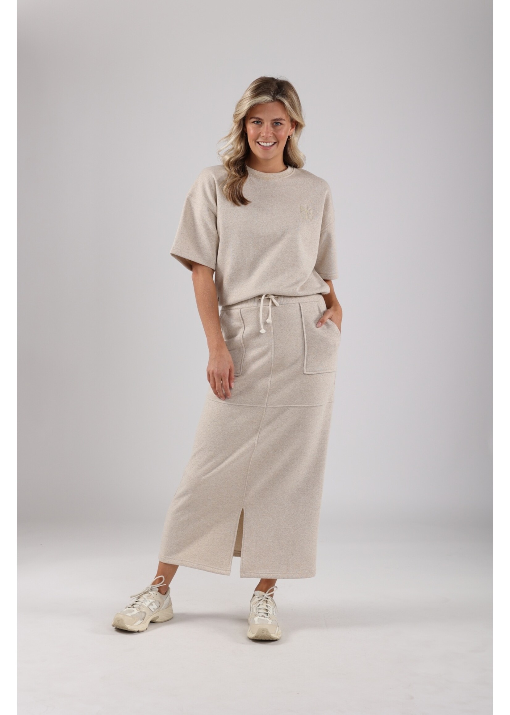 Nukus Nukus, Lotte Sweat Lurex, Sand/Gold, Size: