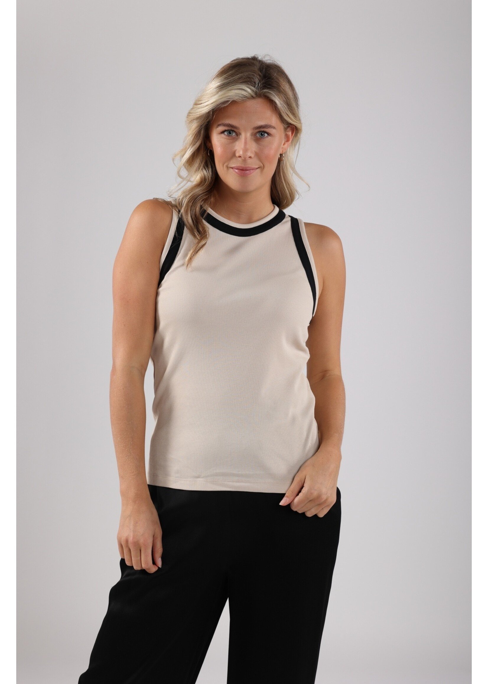 Nukus Nukus, Nice Singlet, Sand/Black, Size: