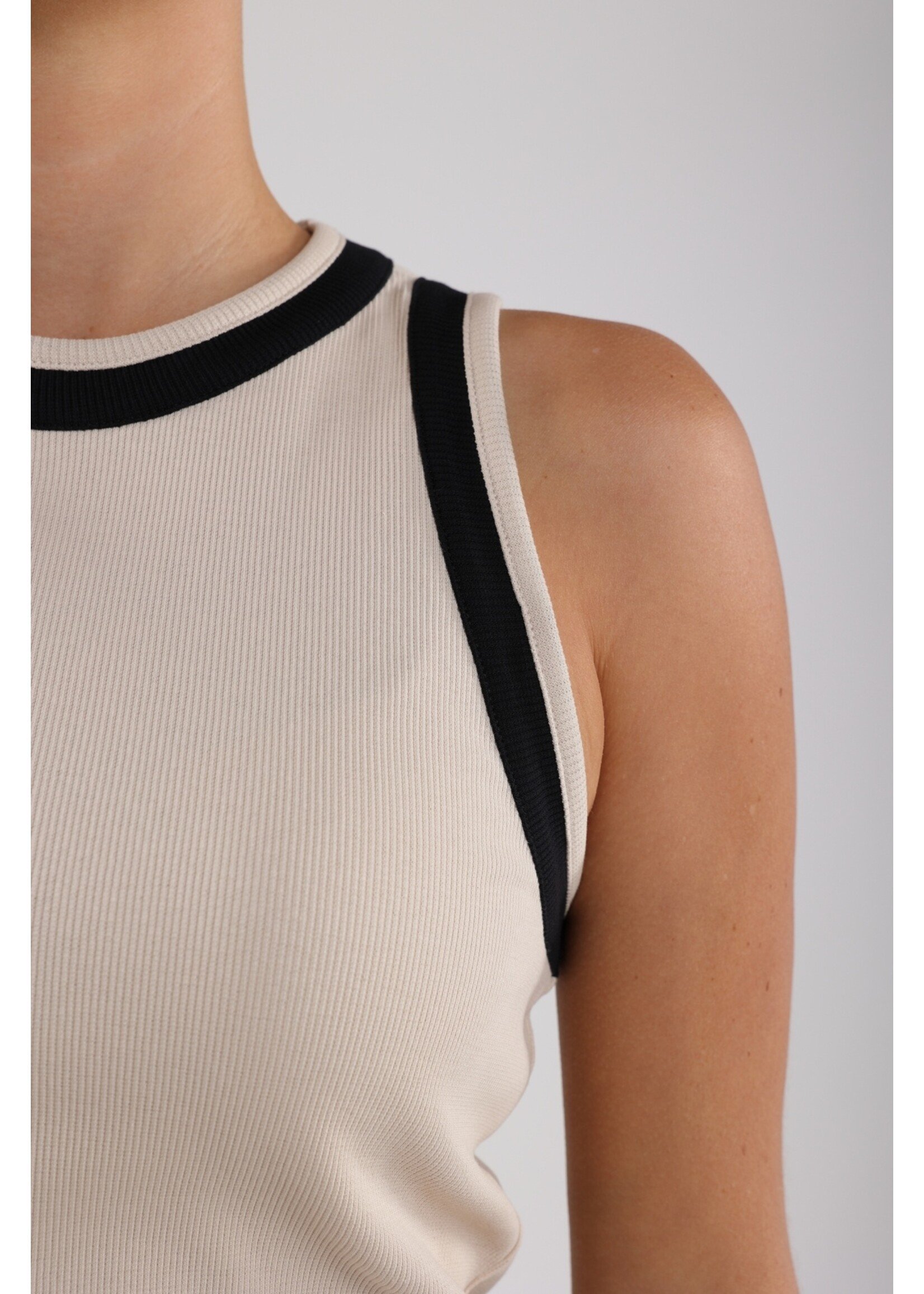Nukus Nukus, Nice Singlet, Sand/Black, Size: