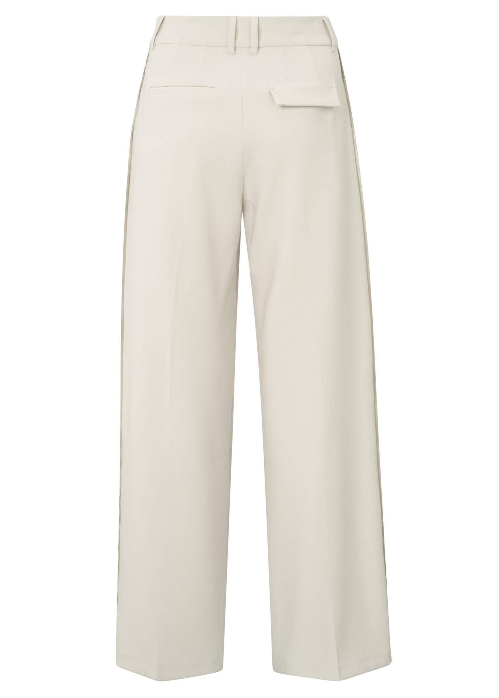 Yaya Yaya, Woven trousers with stripe, Soft grey, size: