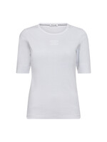 Co Couture Co'couture, GrannyCC Embroidery SS Tee, Off white, Size: