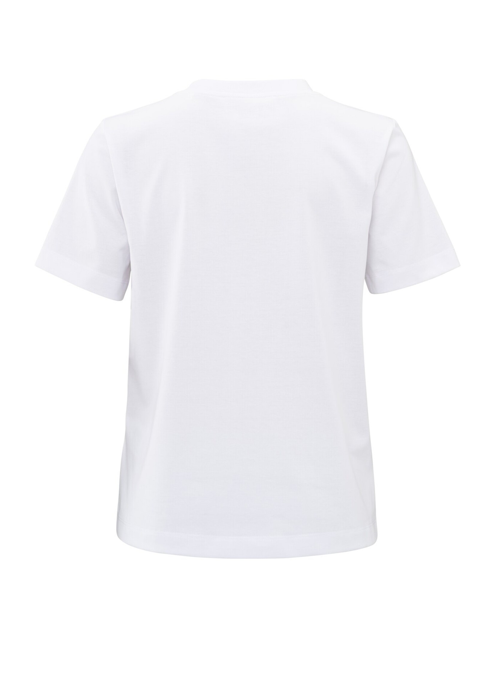 Yaya Yaya, T-shirt with subtle text print, Soft grey dessin, Size: