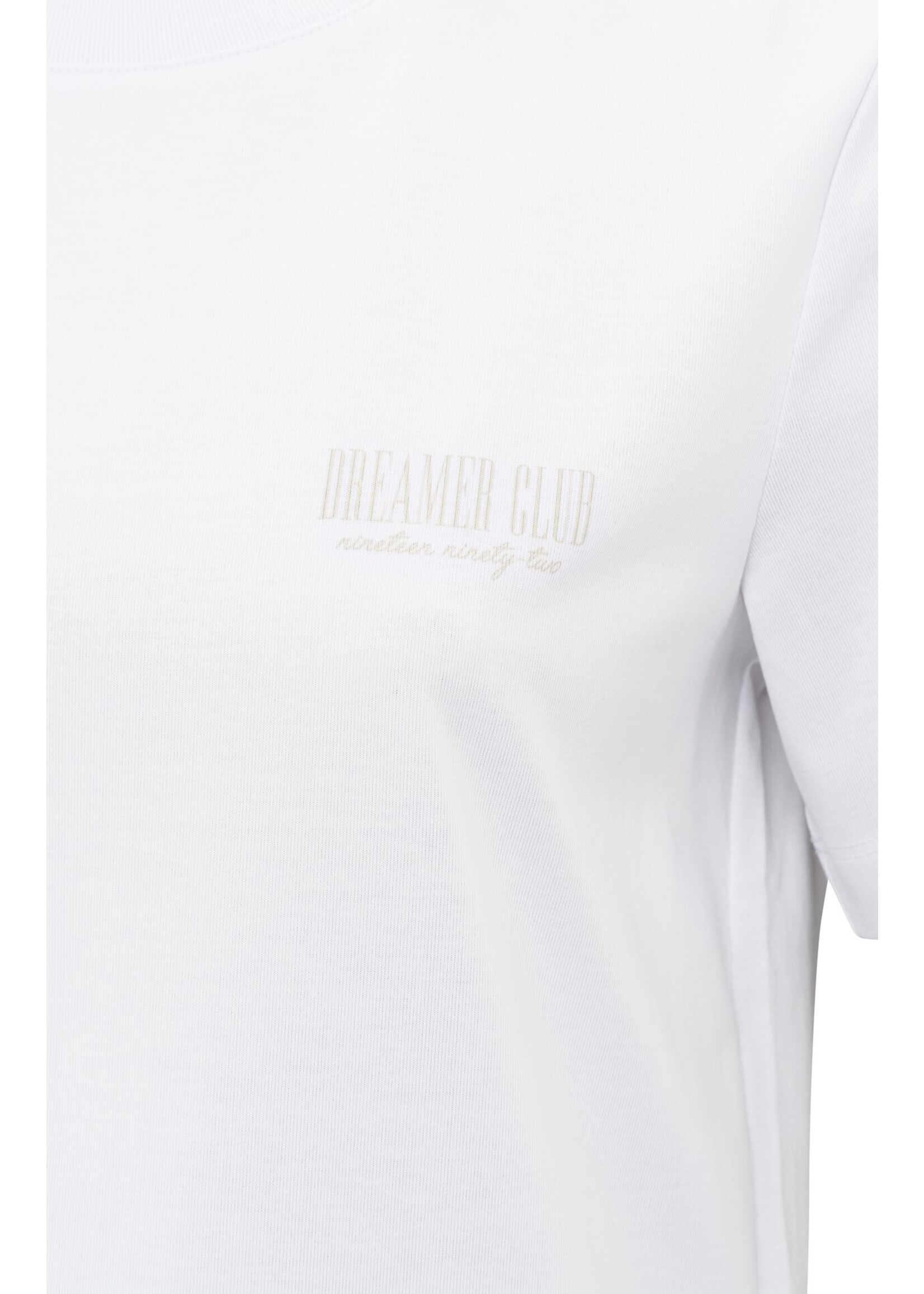 Yaya Yaya, T-shirt with subtle text print, Soft grey dessin, Size: