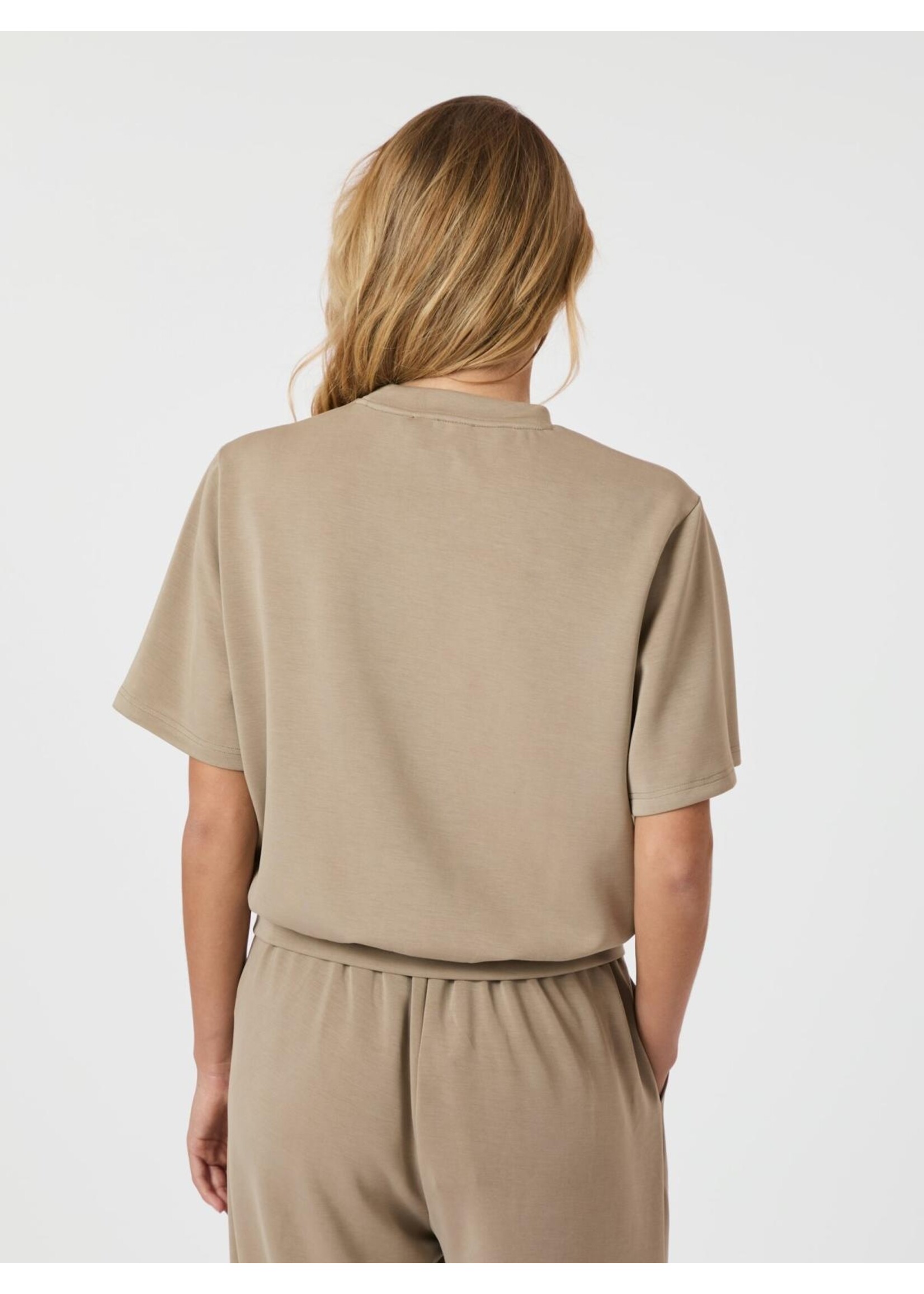 Neo Noir Neo Noir, Clove Soft Tee, Taupe, Size: