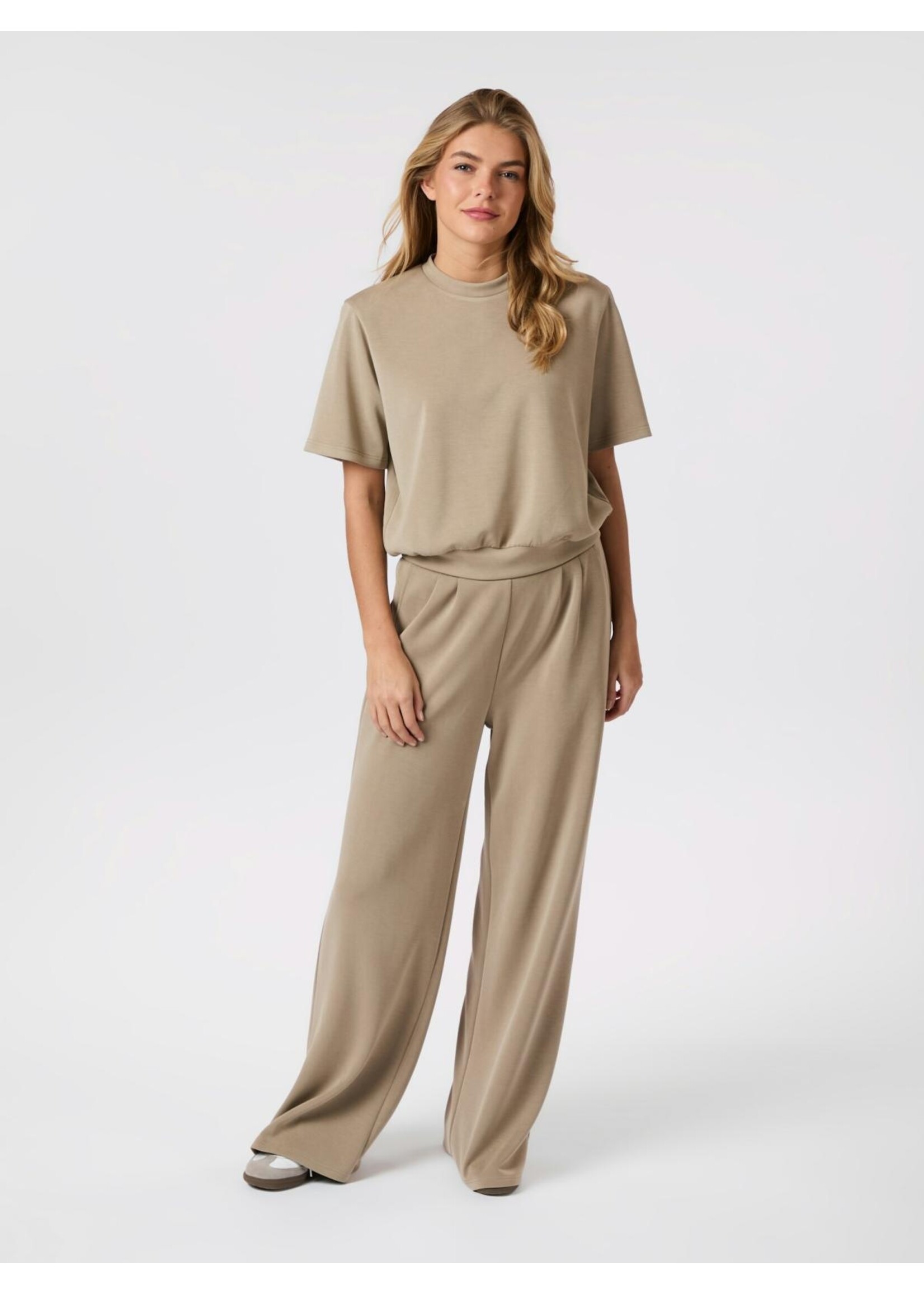 Neo Noir Neo Noir, Clove Soft Tee, Taupe, Size: