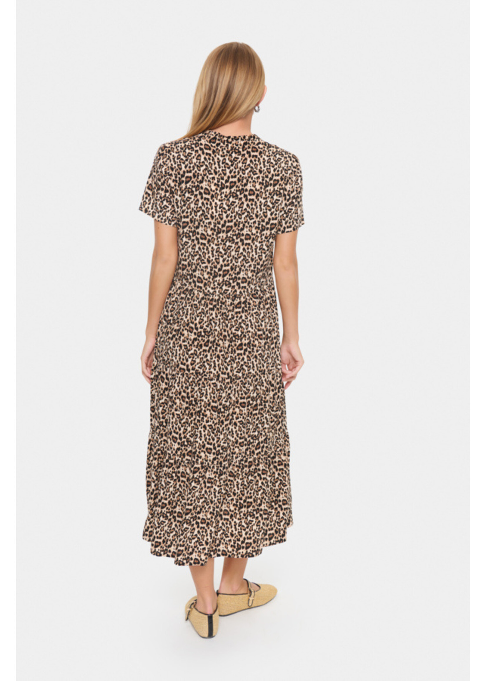 Saint Tropez Saint Tropez, EdaSZ Dress, Leopard, Size:
