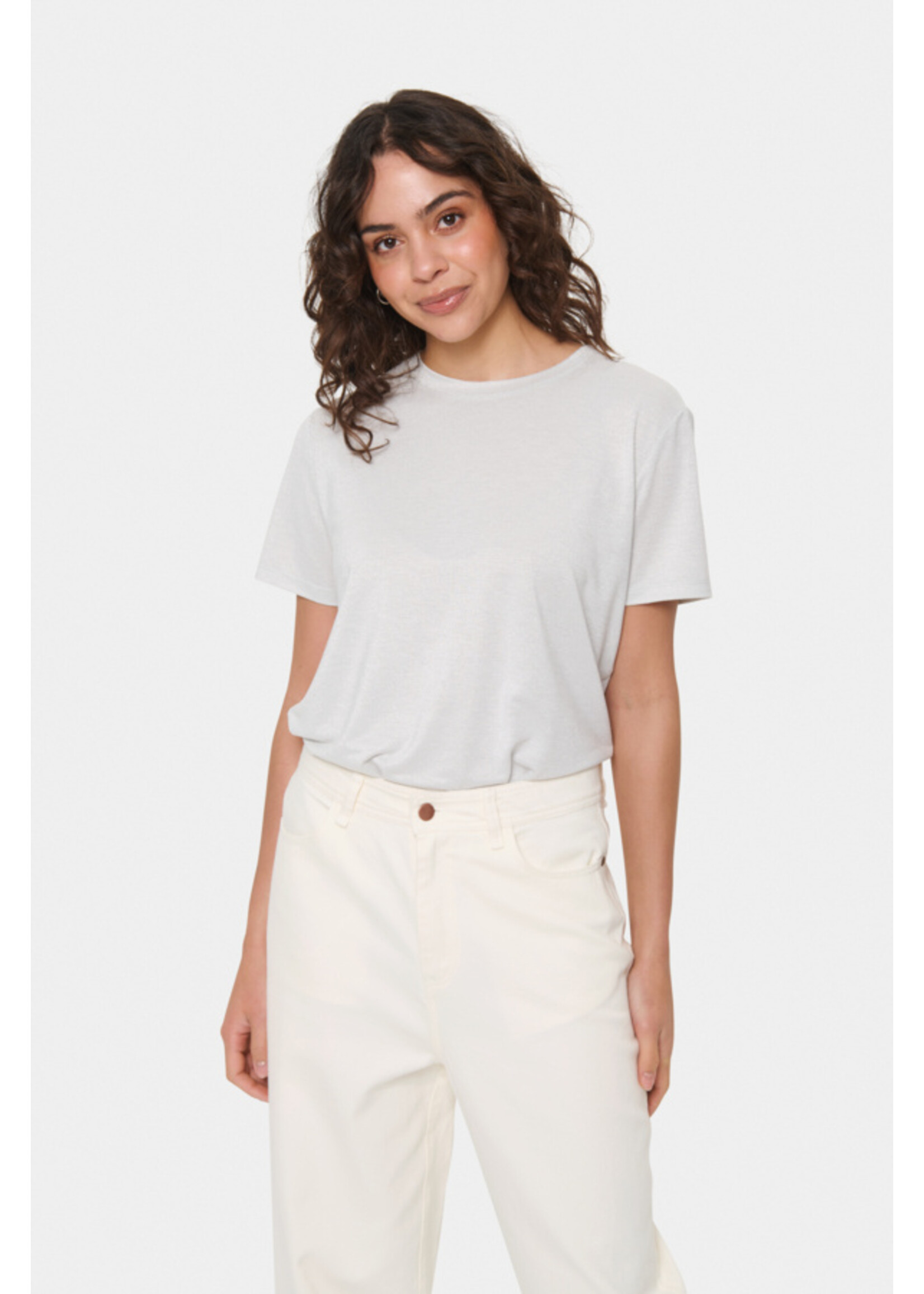 Saint Tropez Saint Tropez, HagaSZ Regular T-Shirt, Silver, Size: