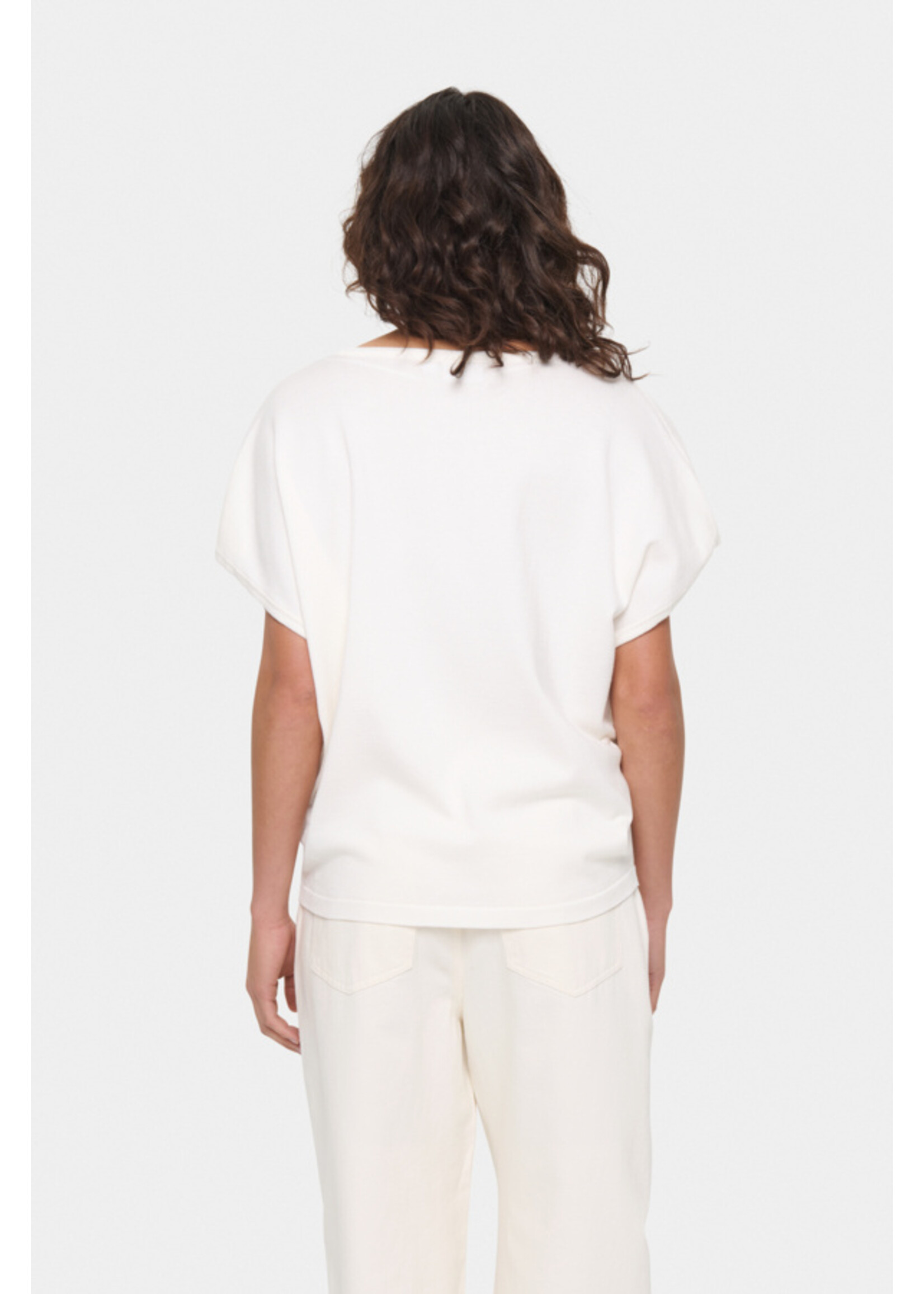 Saint Tropez Saint Tropez, MilaSZ R-N SS Pullover, Ice, Size:
