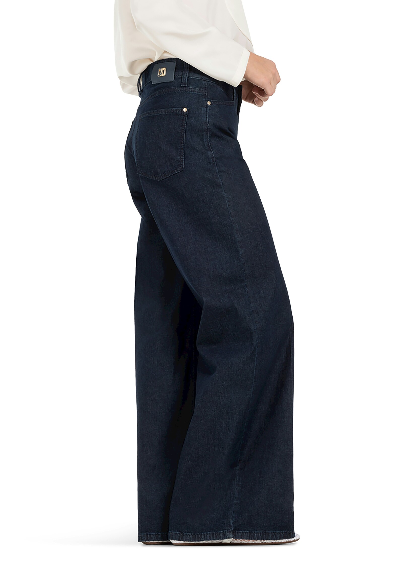 Cambio Cambio, Amina Damen lang Jeans, Dark blue, Size: