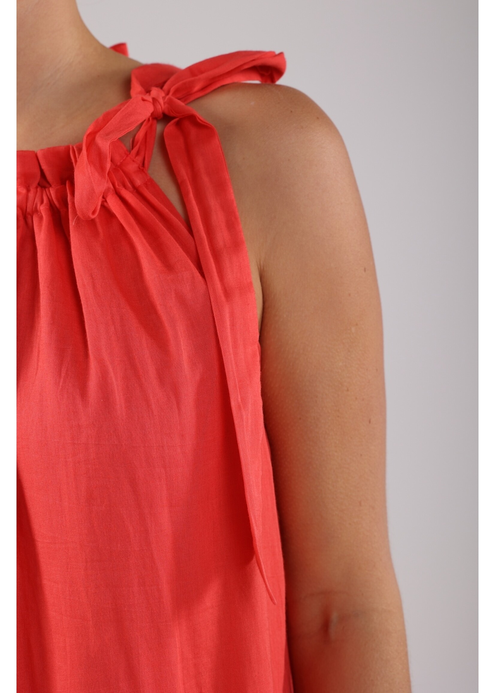 Nukus Nukus, Cleo dress, Coral, Size: