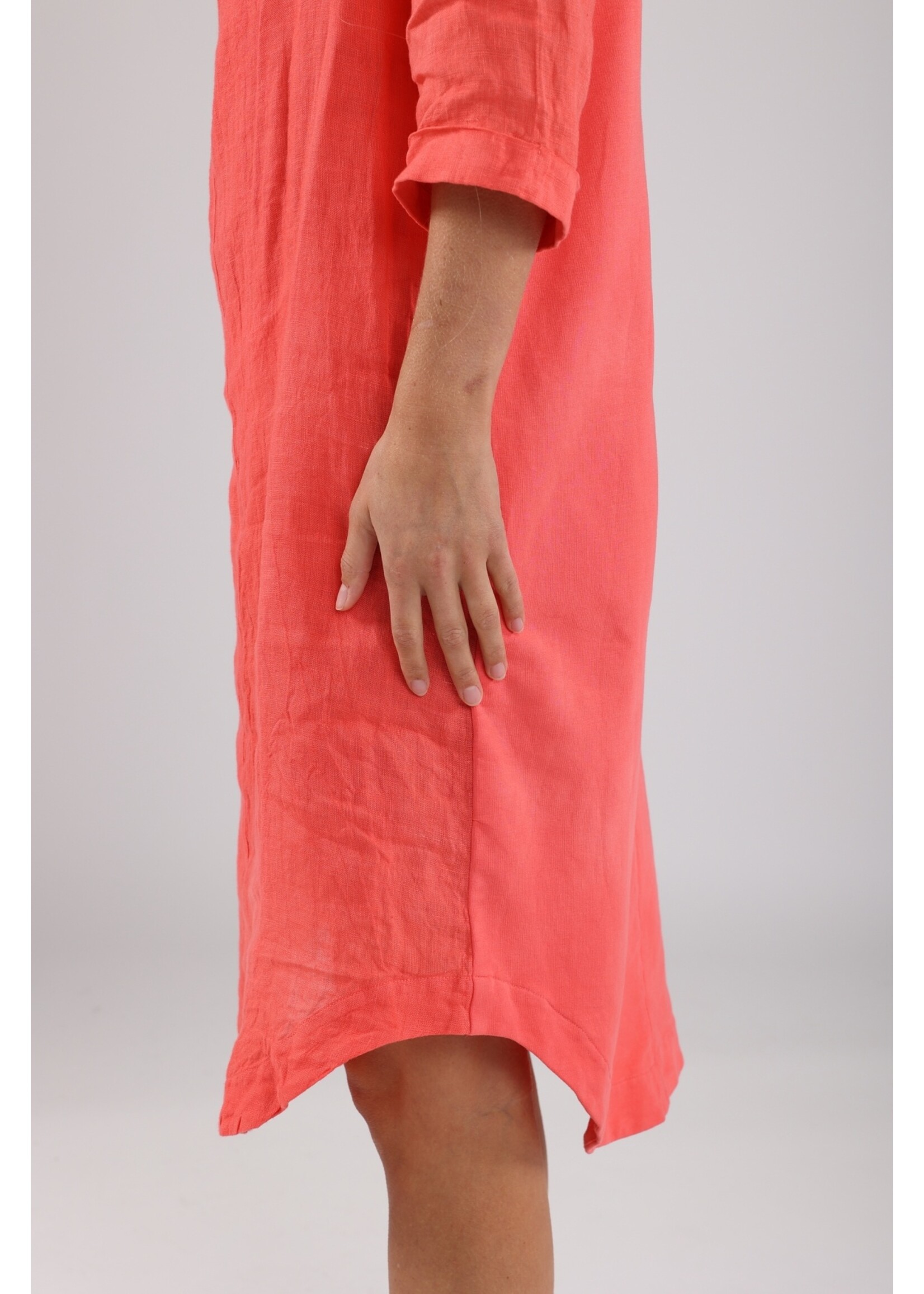 Nukus Nukus, Kate Dress Mix, Coral, Size: