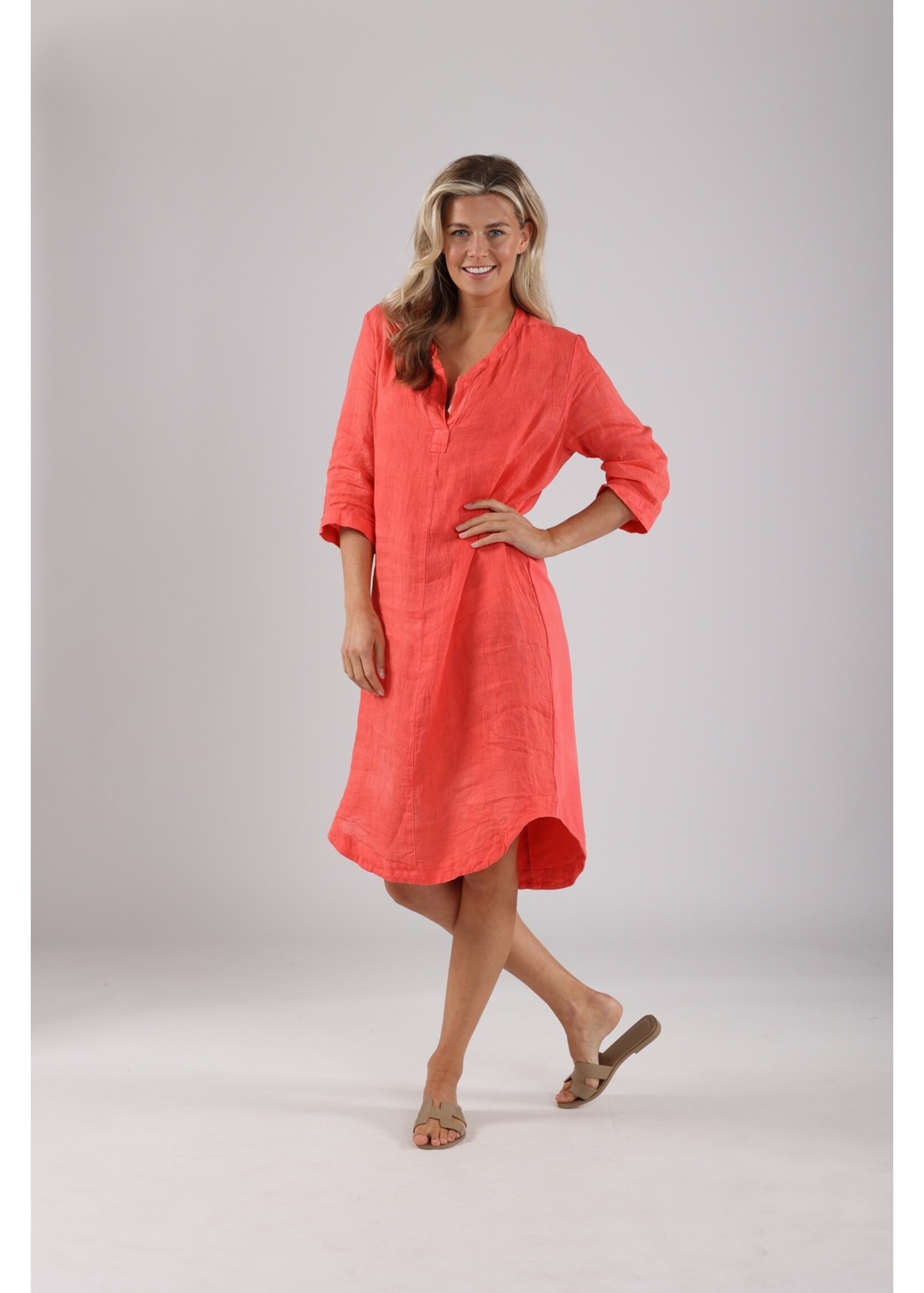 Nukus Nukus, Kate Dress Mix, Coral, Size: