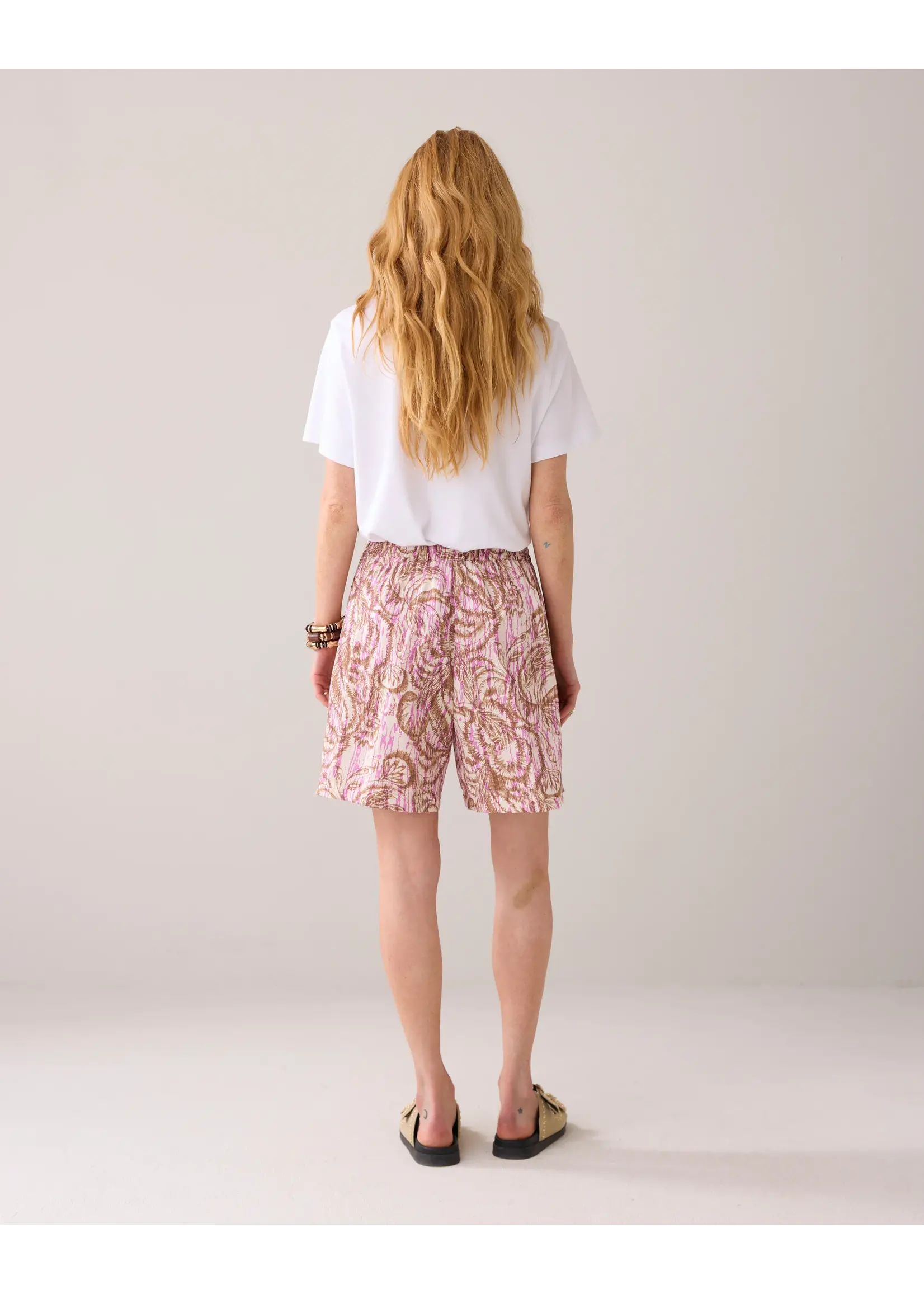 Summum Summum, Shorts all over print, Cyclaam, Size: