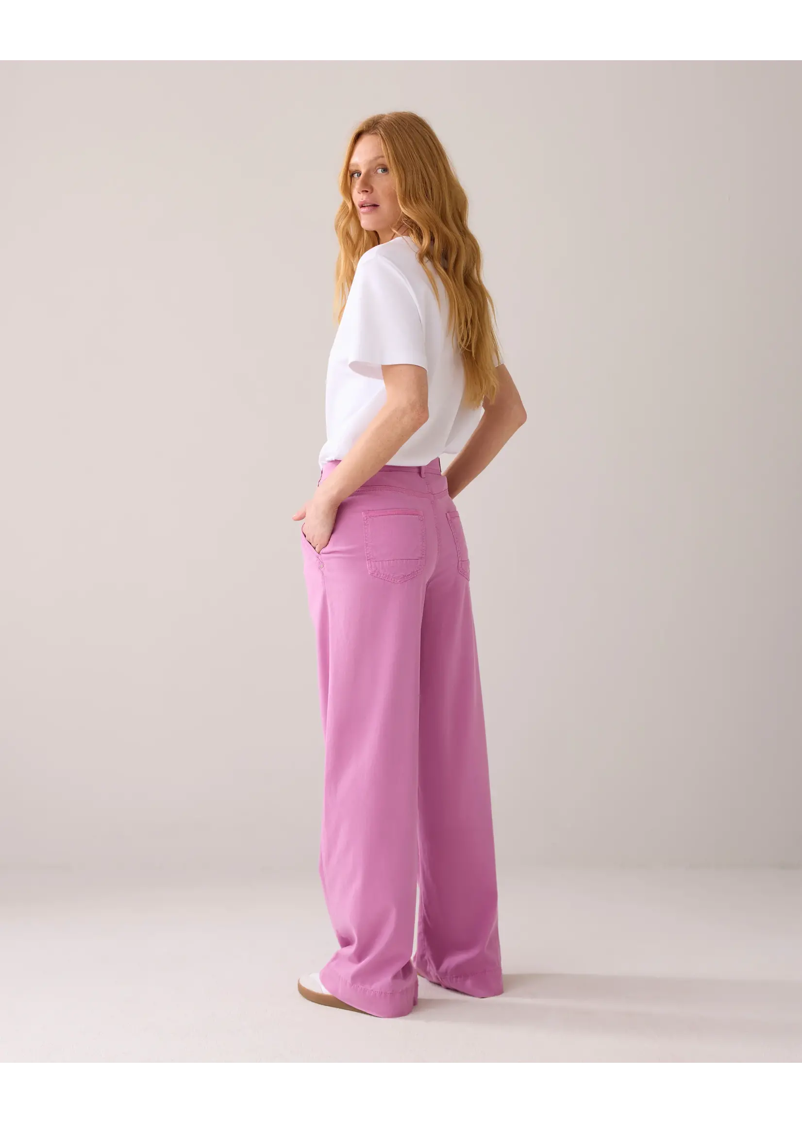 Summum Summum, Wideleg skye tencel, Cyclaam, Size: