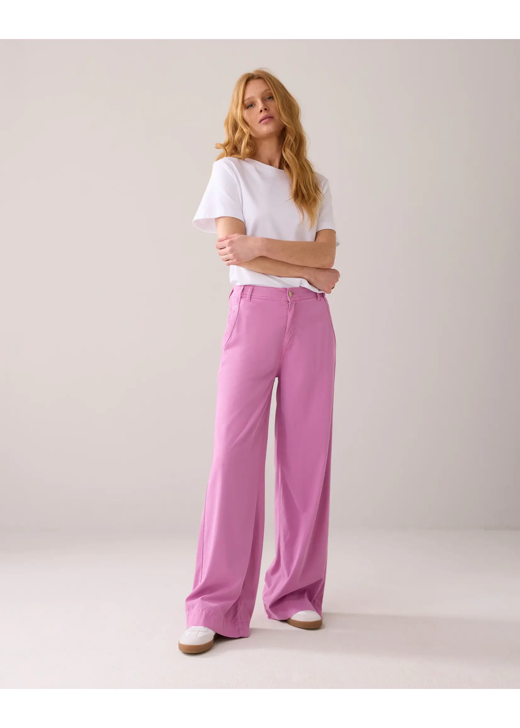 Summum Summum, Wideleg skye tencel, Cyclaam, Size: