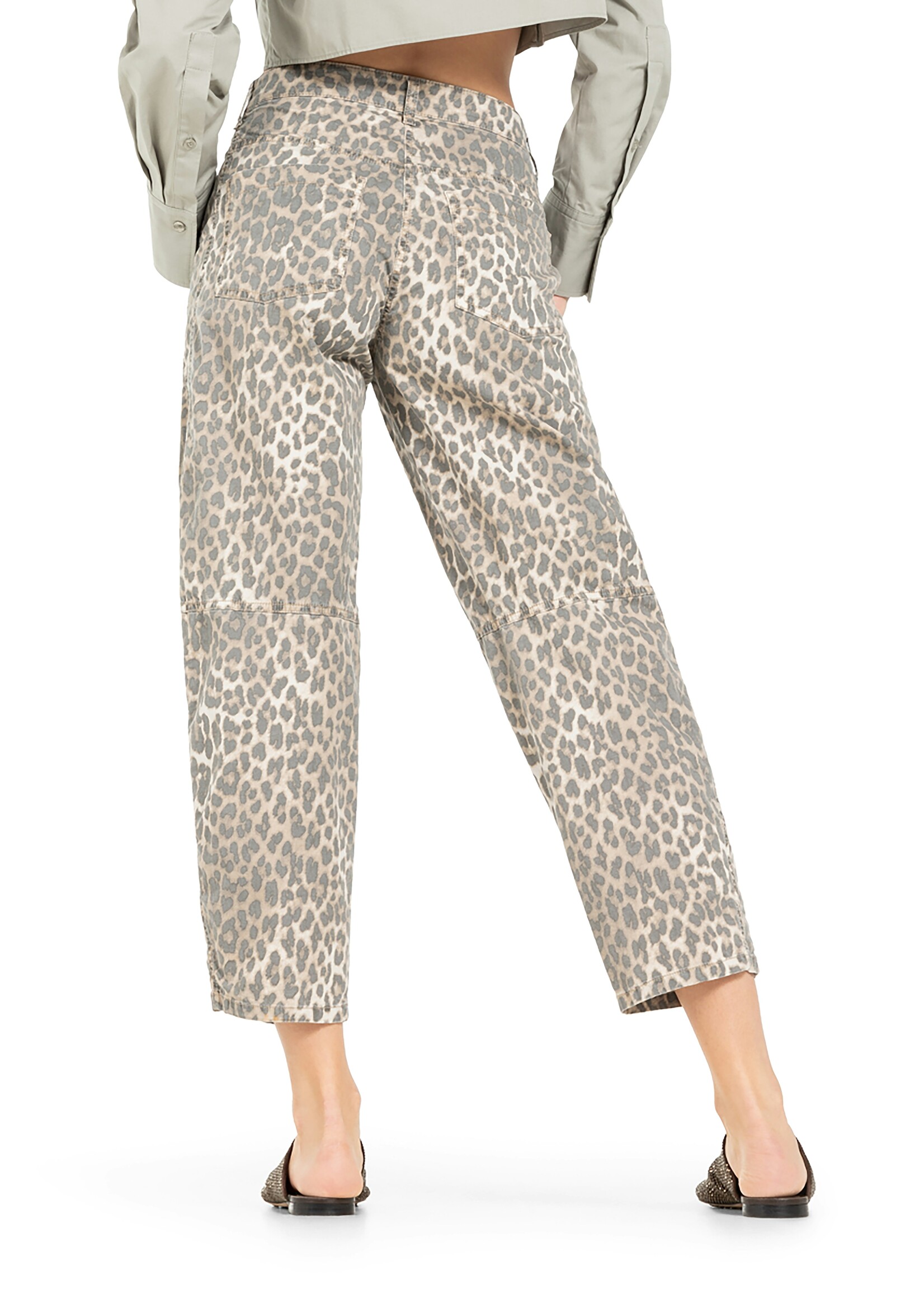 Cambio Cambio, Eve ladies pants long, Leopard, Size: