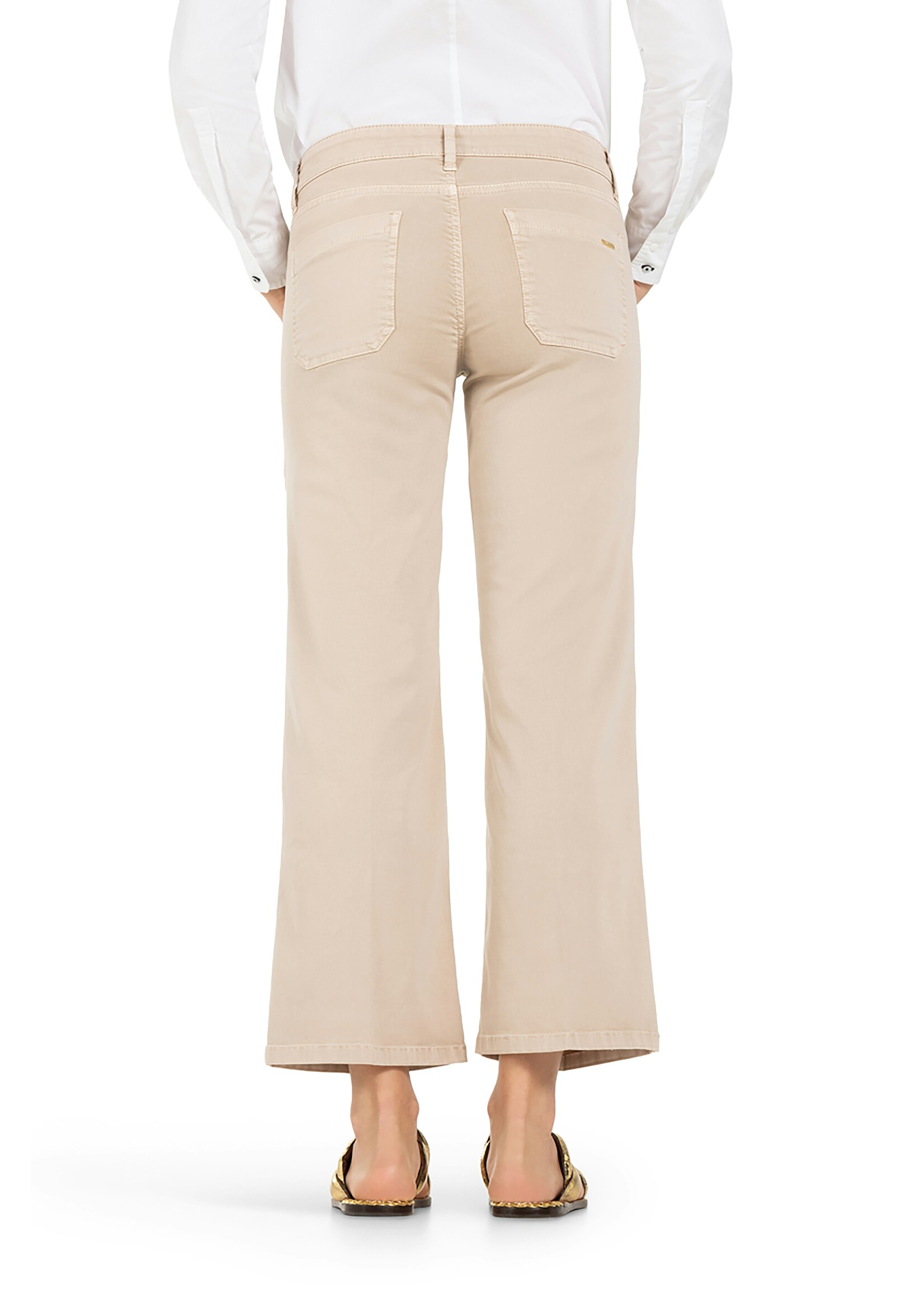 Cambio Cambio,  Tess cropped broek, Sand, Size: