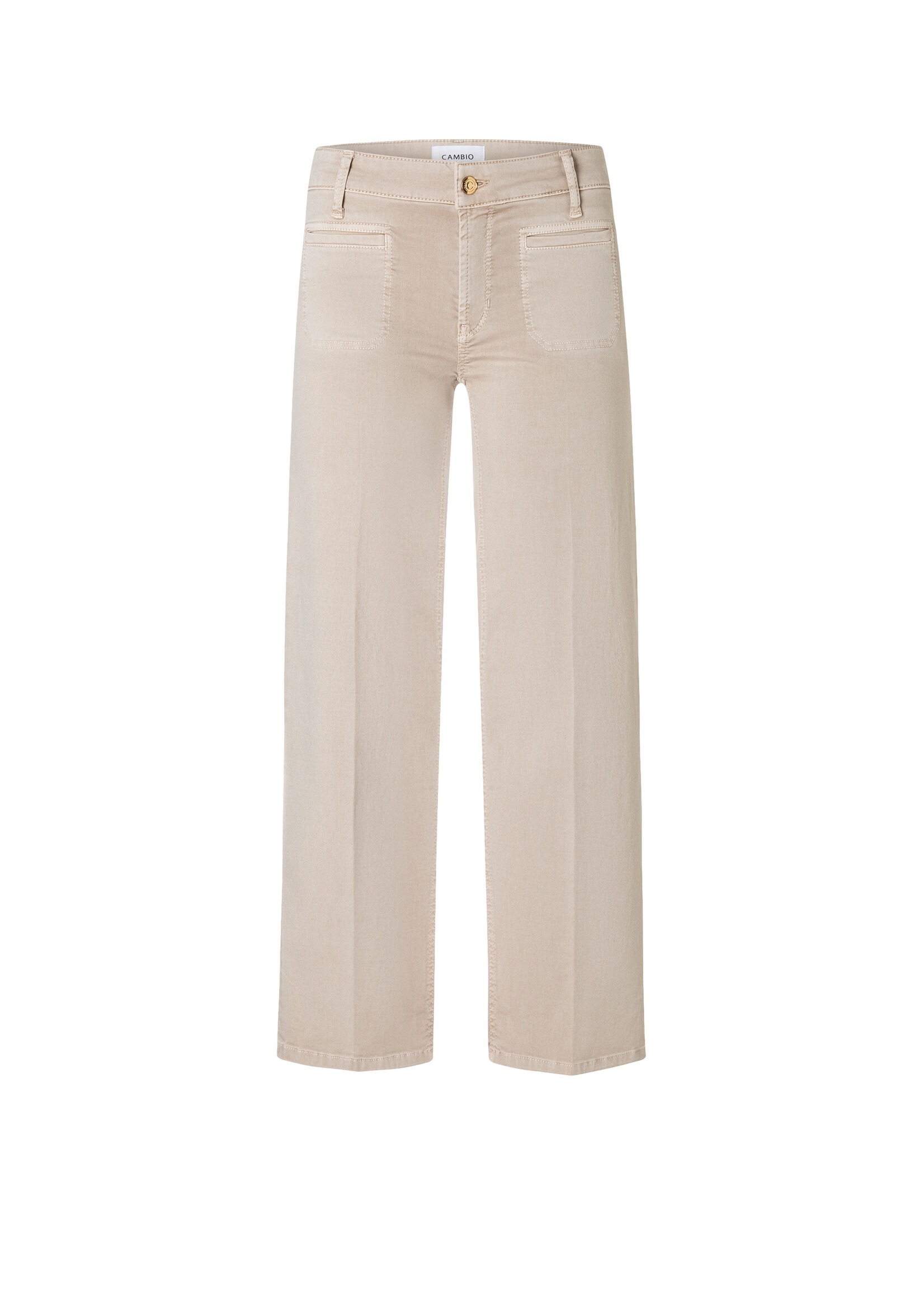 Cambio Cambio,  Tess cropped broek, Sand, Size: