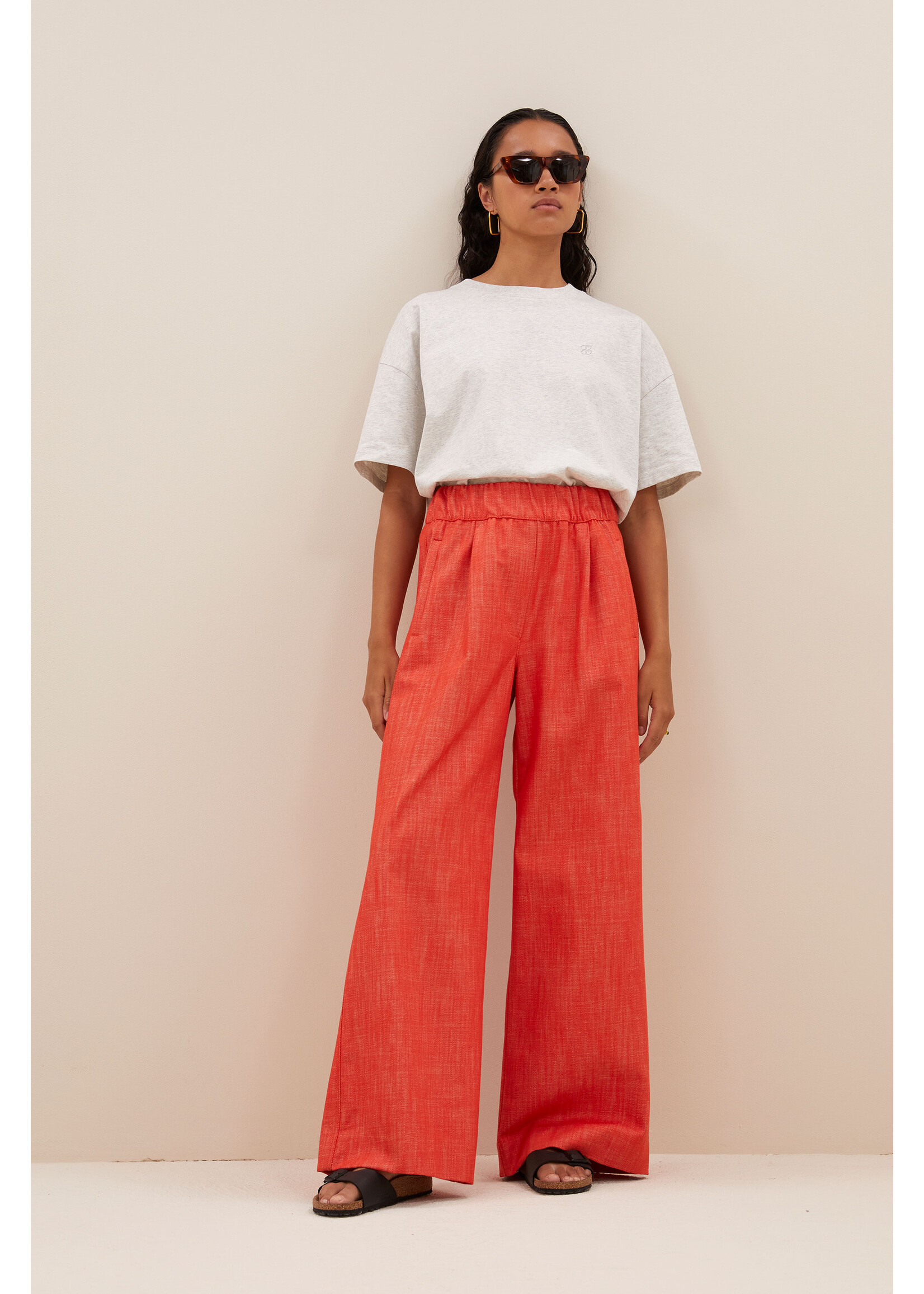 By-Bar By-Bar, jade logo t shirt, Grey melange, Size: