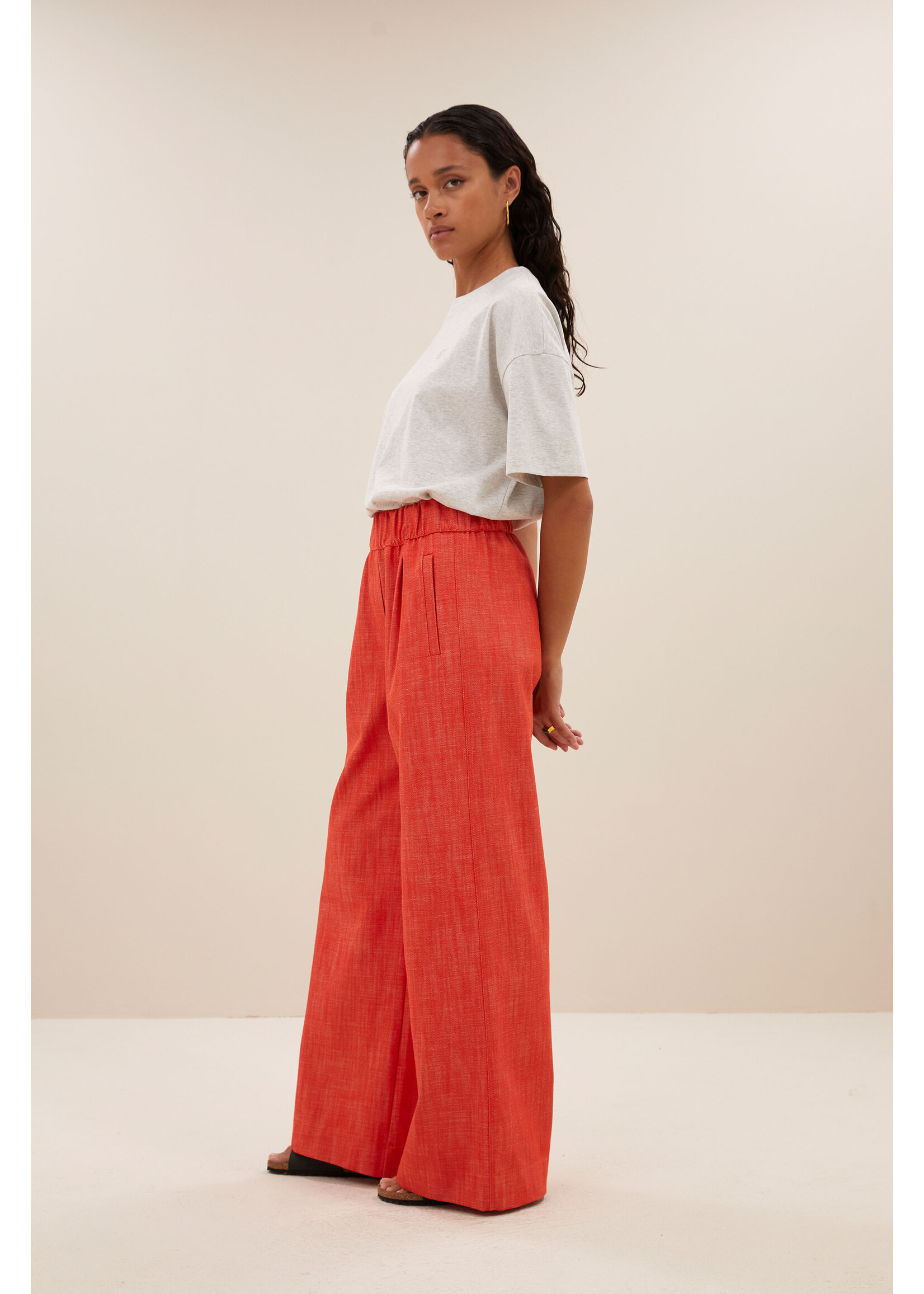 By-Bar By-Bar, jade logo t shirt, Grey melange, Size: