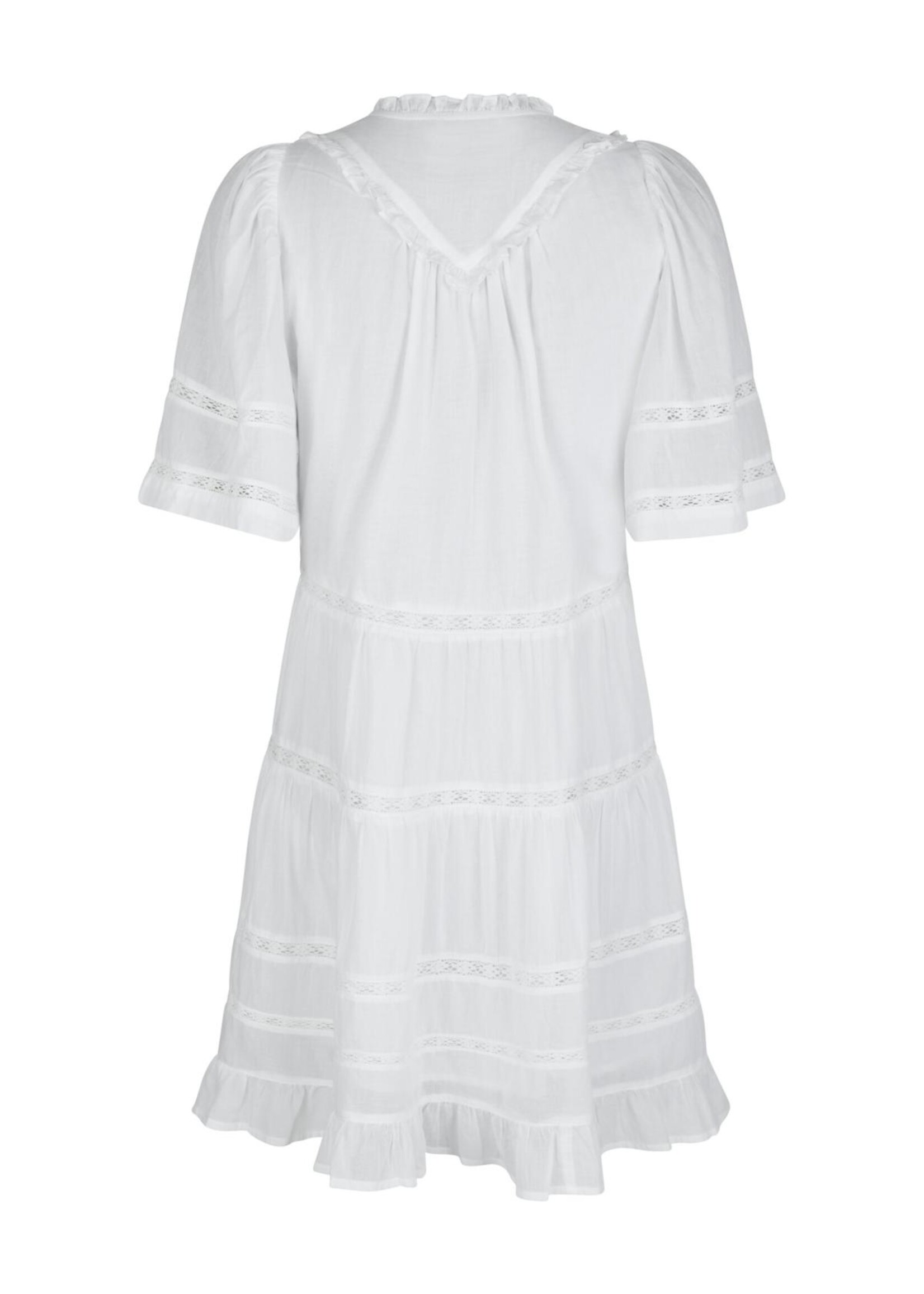 Neo Noir Neo Noir, Milene S Voile Dress, White, Size: