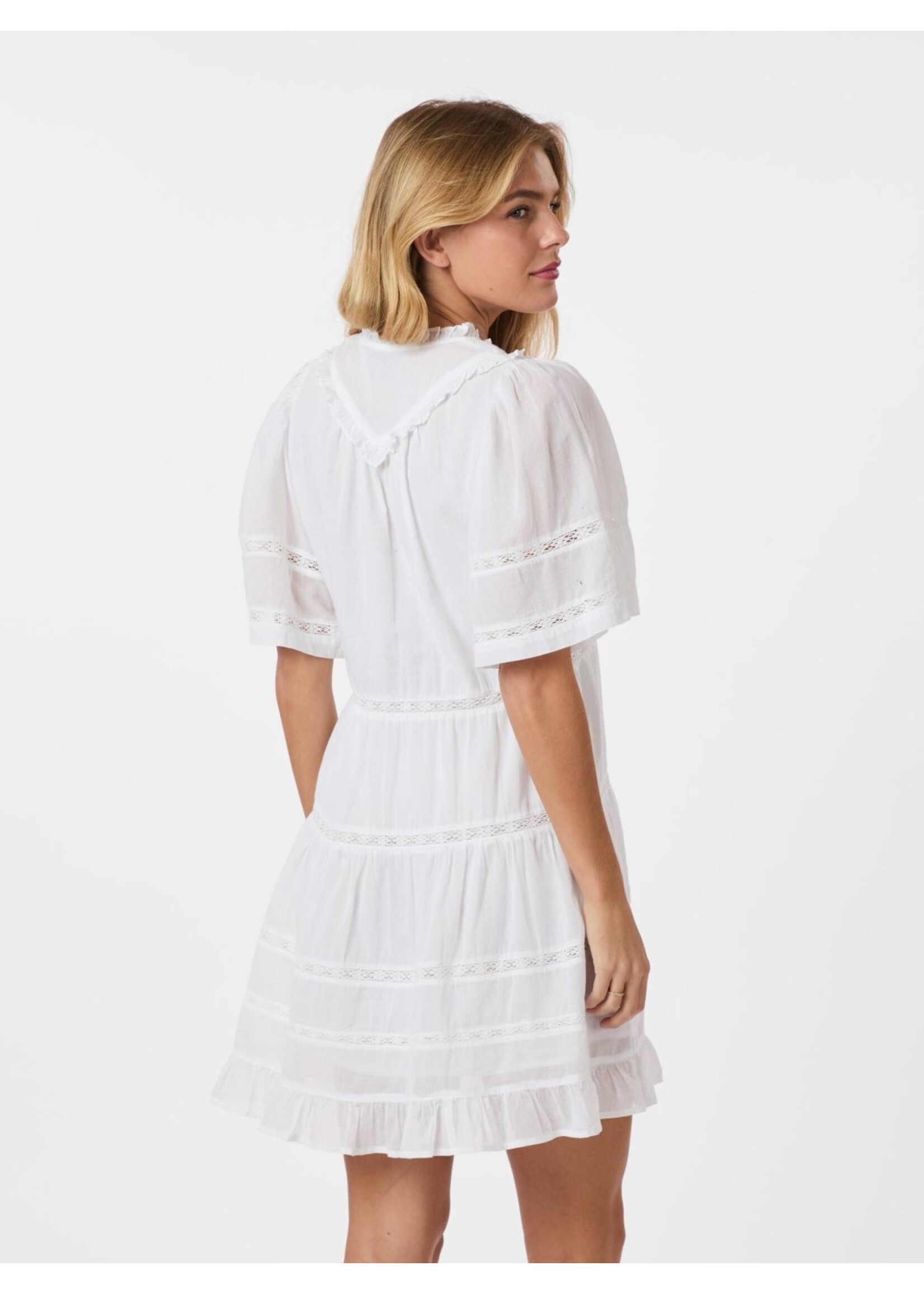 Neo Noir Neo Noir, Milene S Voile Dress, White, Size: