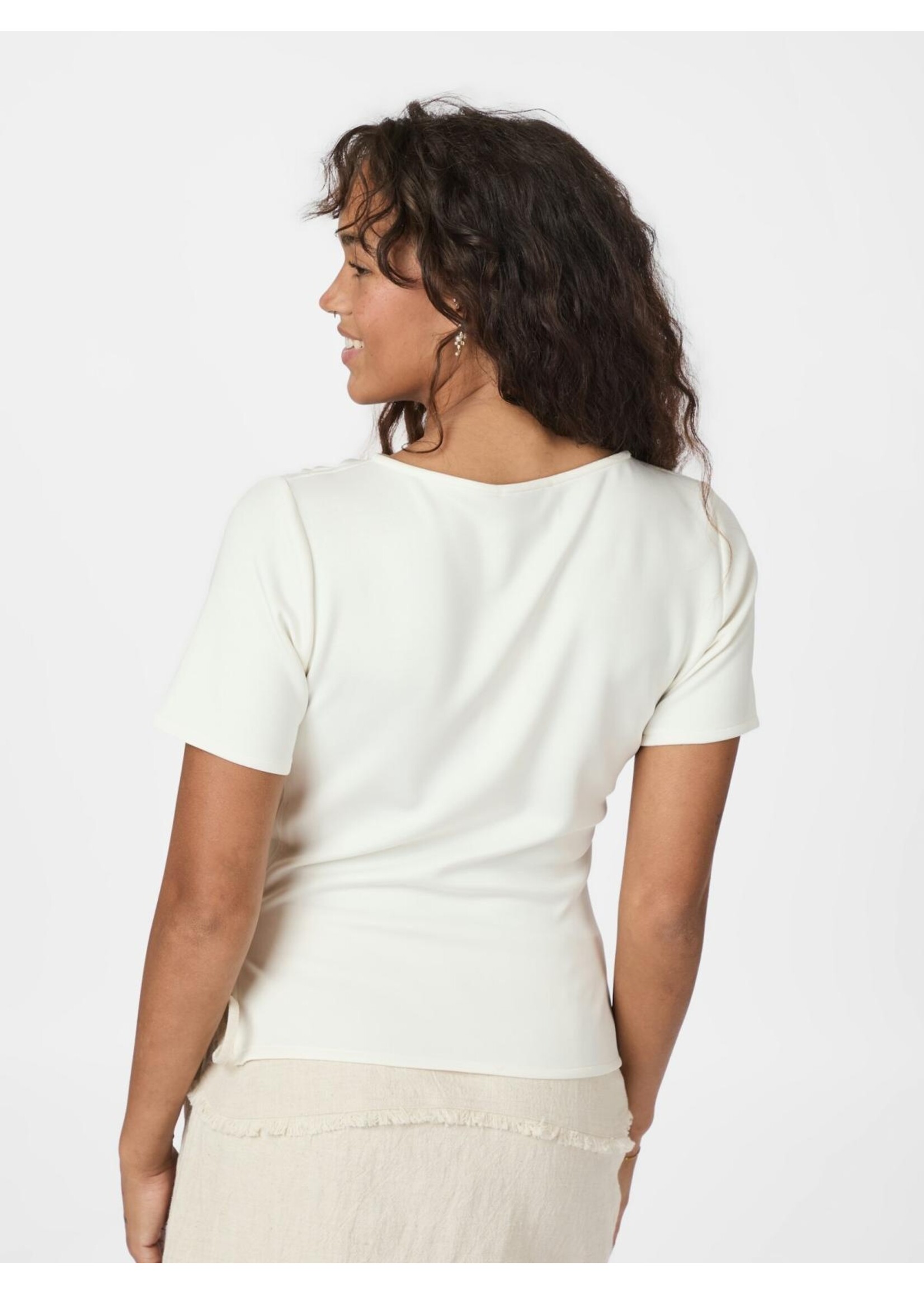 Neo Noir Neo Noir, Rasmine Soft Blouse, Off white, Size: