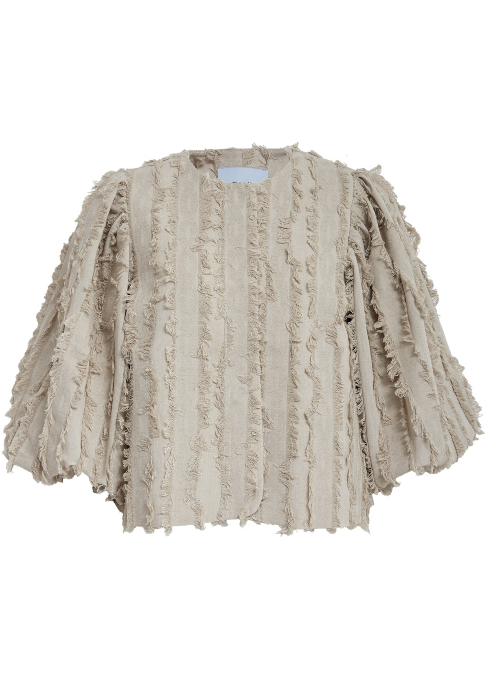Minus Minus, MSVenja Short Jacket, Sand Grey, Size: