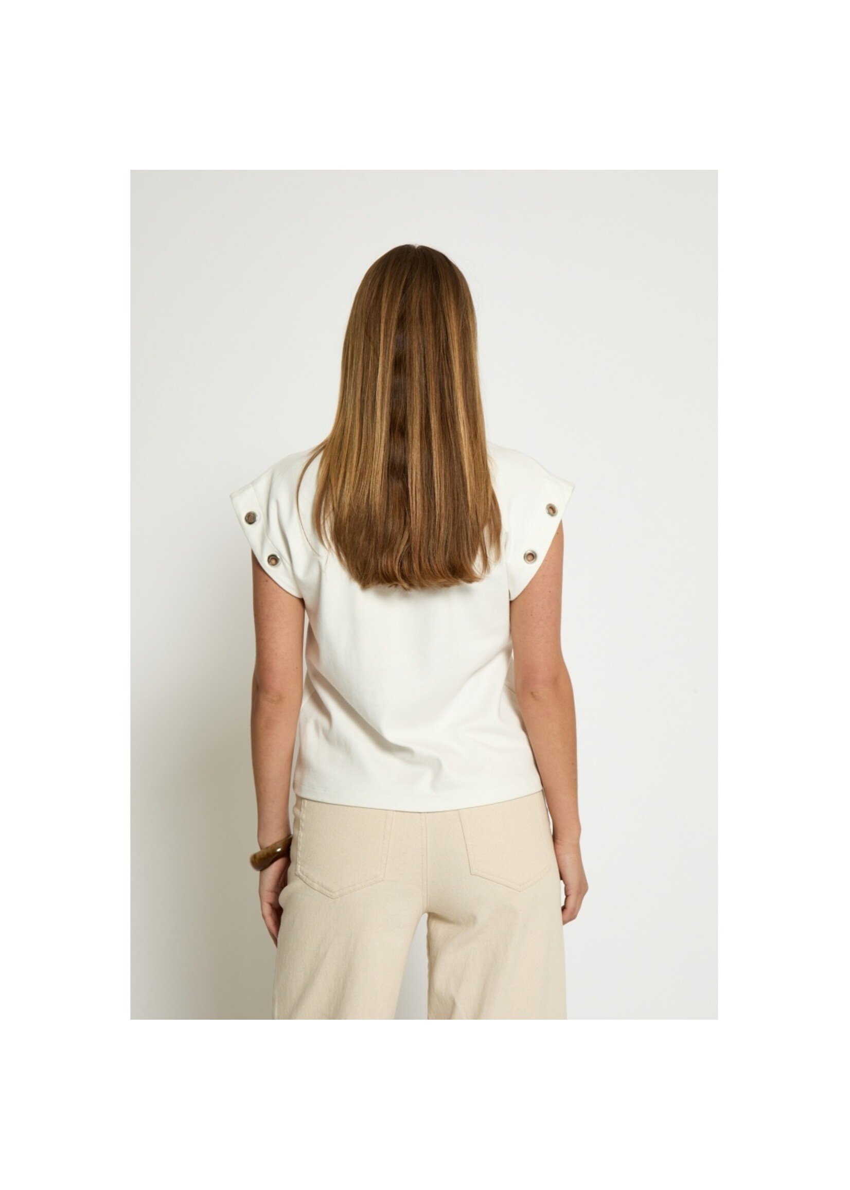 Minus Minus, MSStefi GOTS T-Shirt , Cloud dancer, Size: