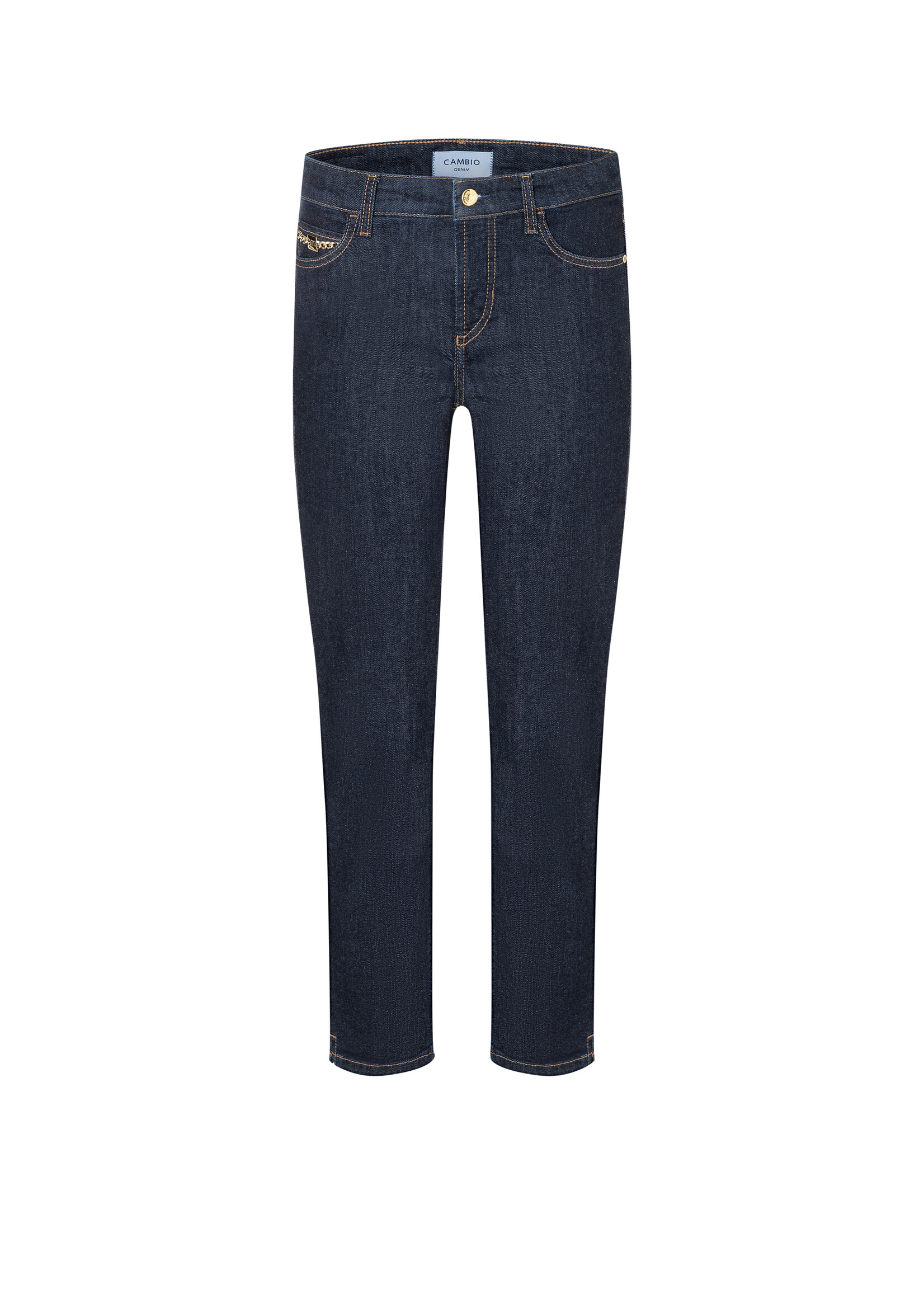 Cambio Cambio, Piper Short Jeans, Dark blue denim, Size: