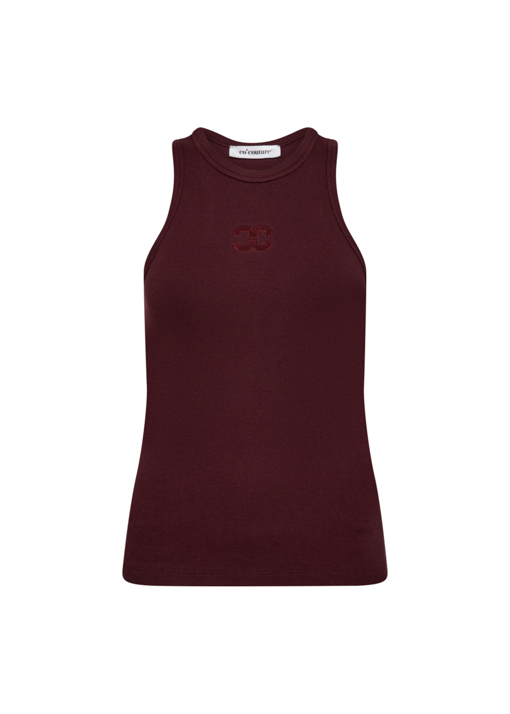 Co Couture Co'couture, SaharaCC Embroidery Tank Top, Winered, Size: