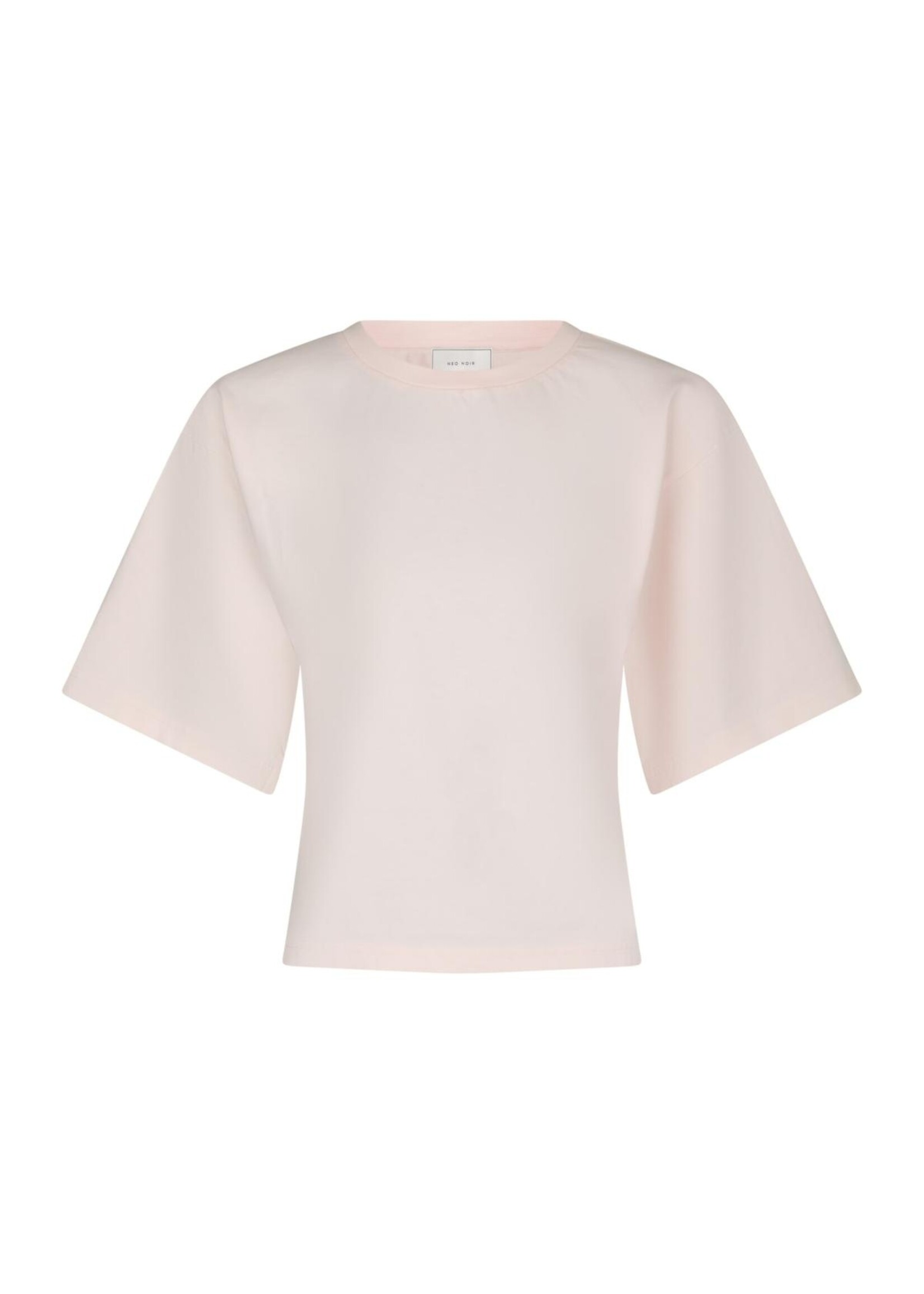 Neo Noir Neo Noir, Asha Boxy Tee, Light Pink, Size: