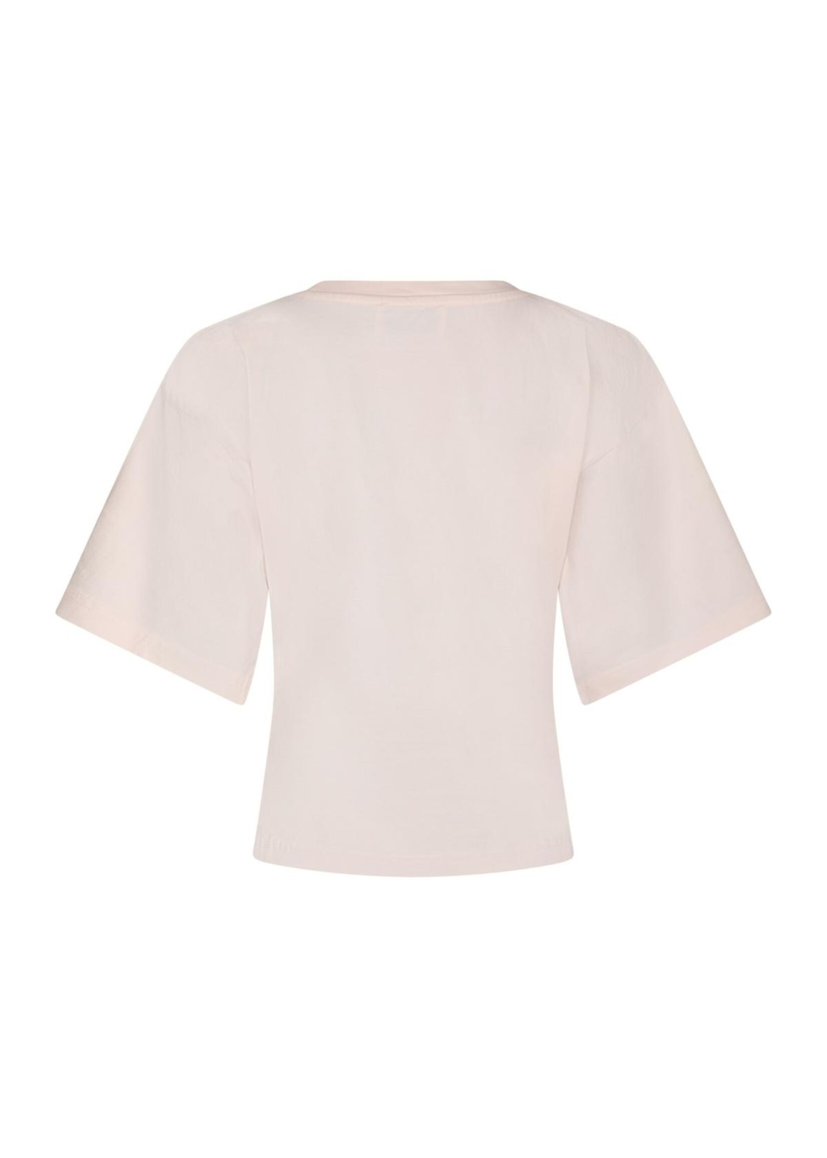 Neo Noir Neo Noir, Asha Boxy Tee, Light Pink, Size: