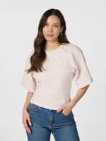 Neo Noir Neo Noir, Asha Boxy Tee, Light Pink, Size: